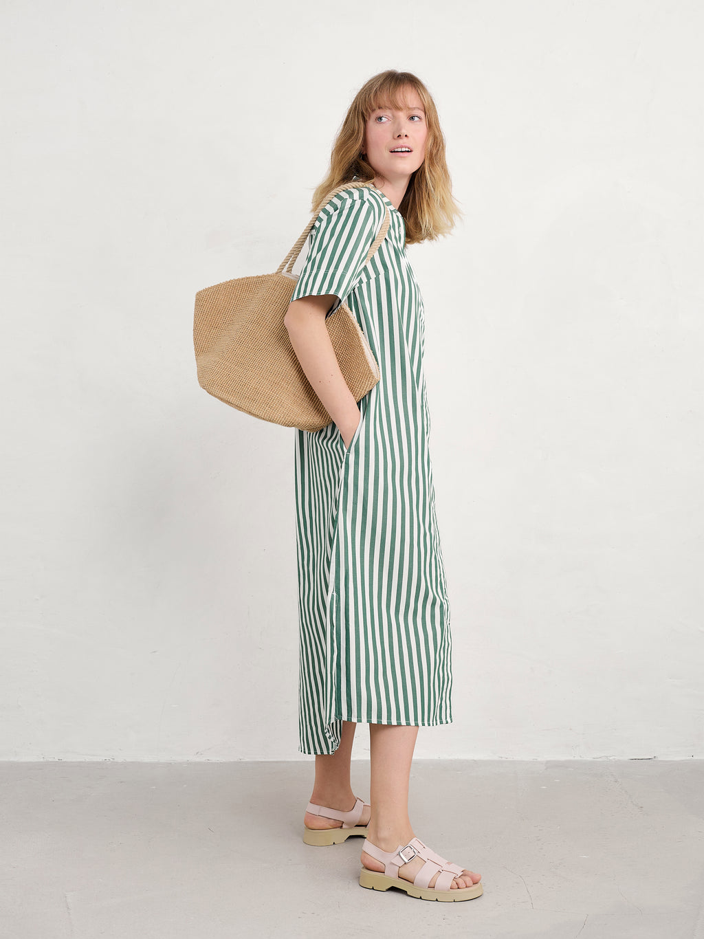 Seasalt Harbour Movement Organic Cotton Dress
