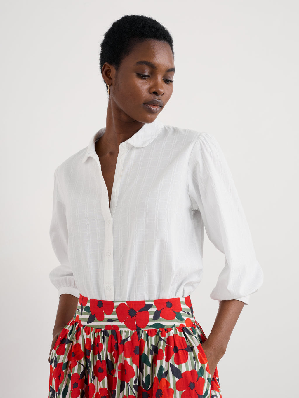 Seasalt Hope Cottage Blouse-Shirts & Tops-White finn