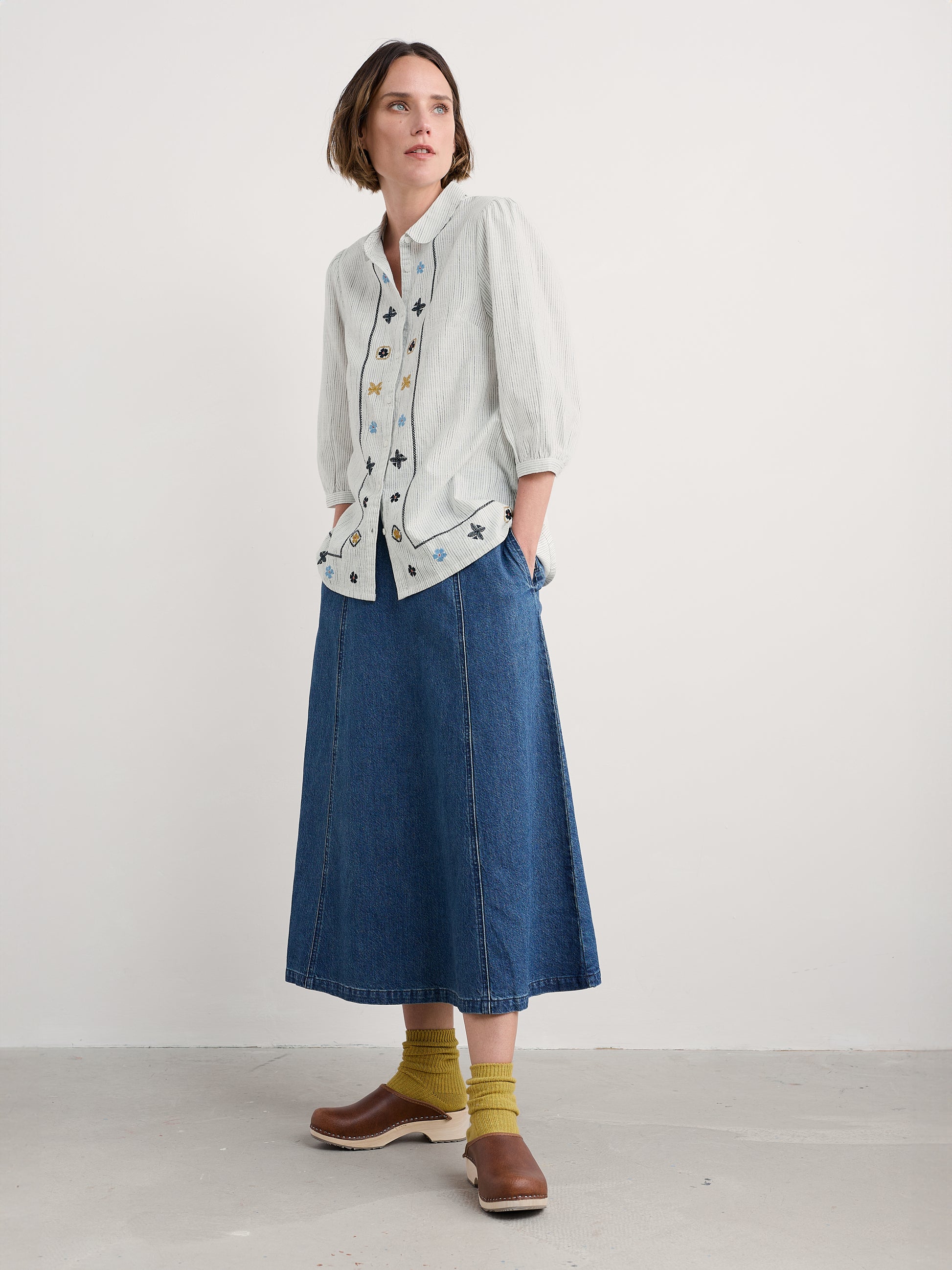 Seasalt Hope Cottage Embroidered Blouse