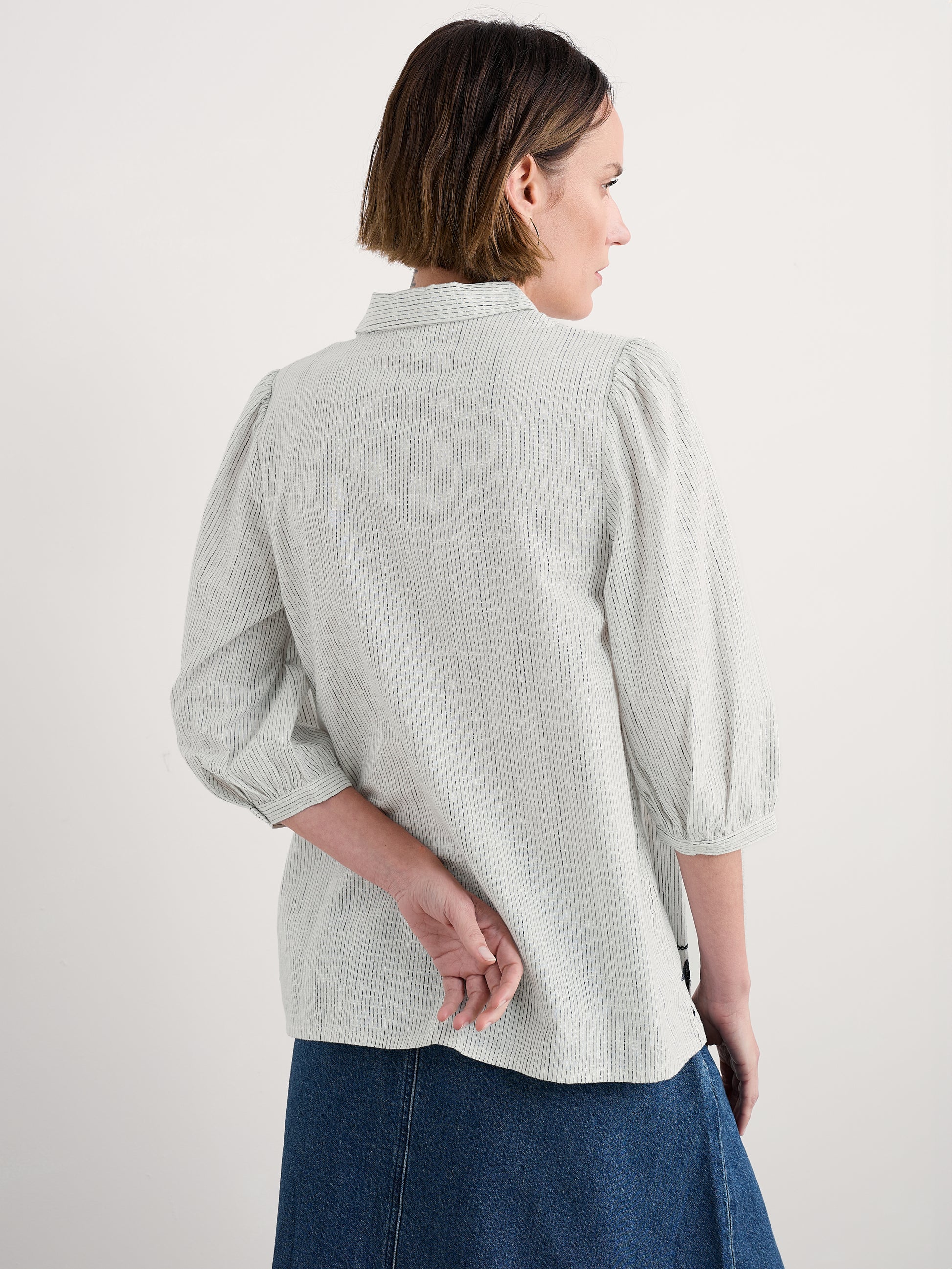 Seasalt Hope Cottage Embroidered Blouse