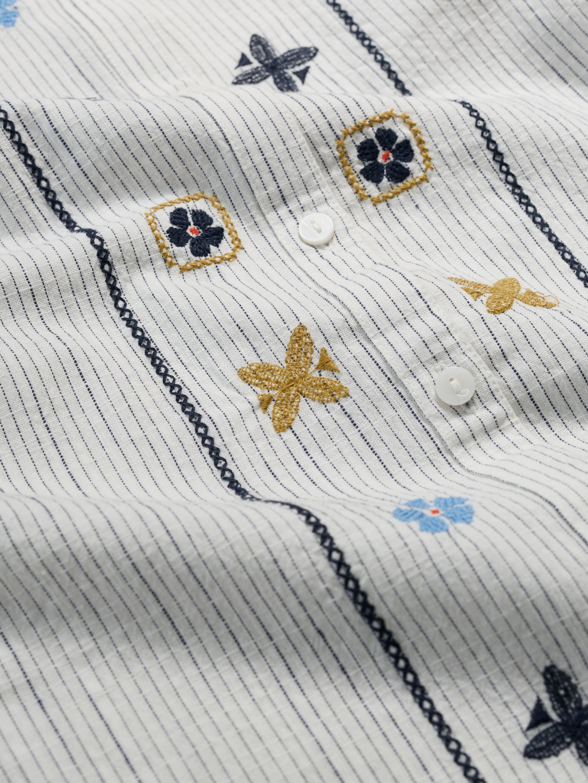 Seasalt Hope Cottage Embroidered Blouse