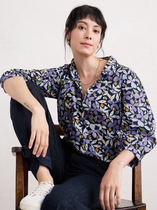 Seasalt Hope Cottage Blouse-White finn