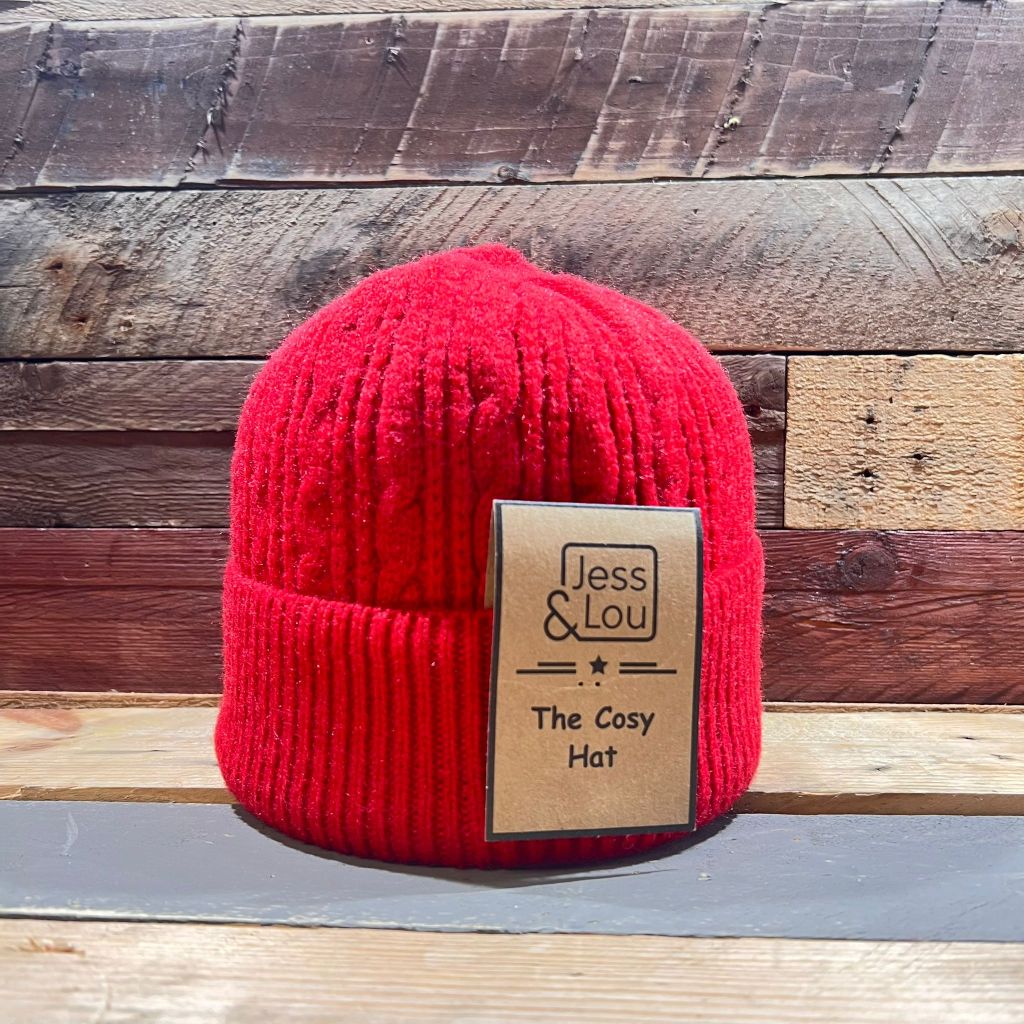 Unisex Cable Beanie Hat-Hat-White finn