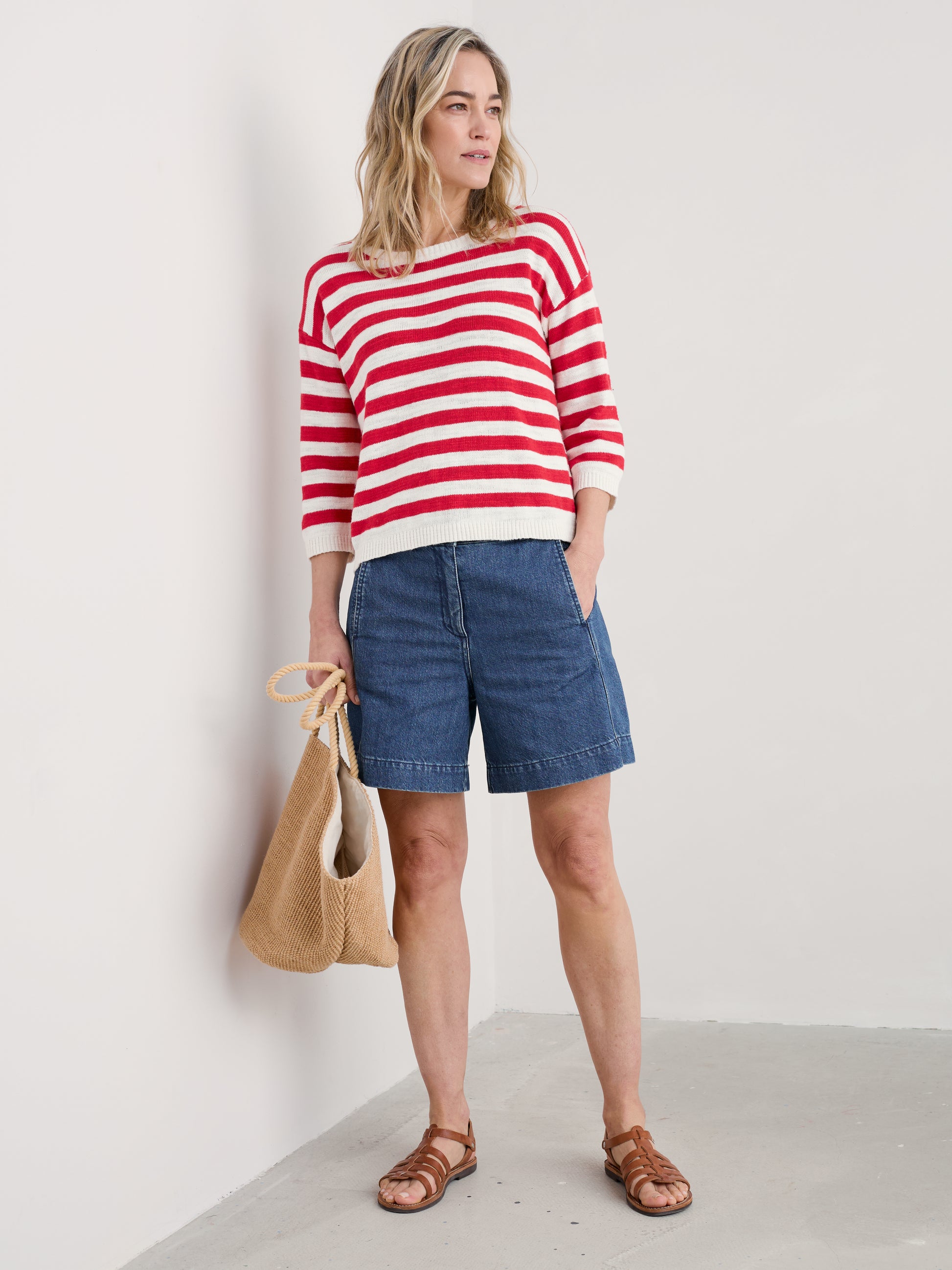 Seasalt Knavock Striped Jumper
