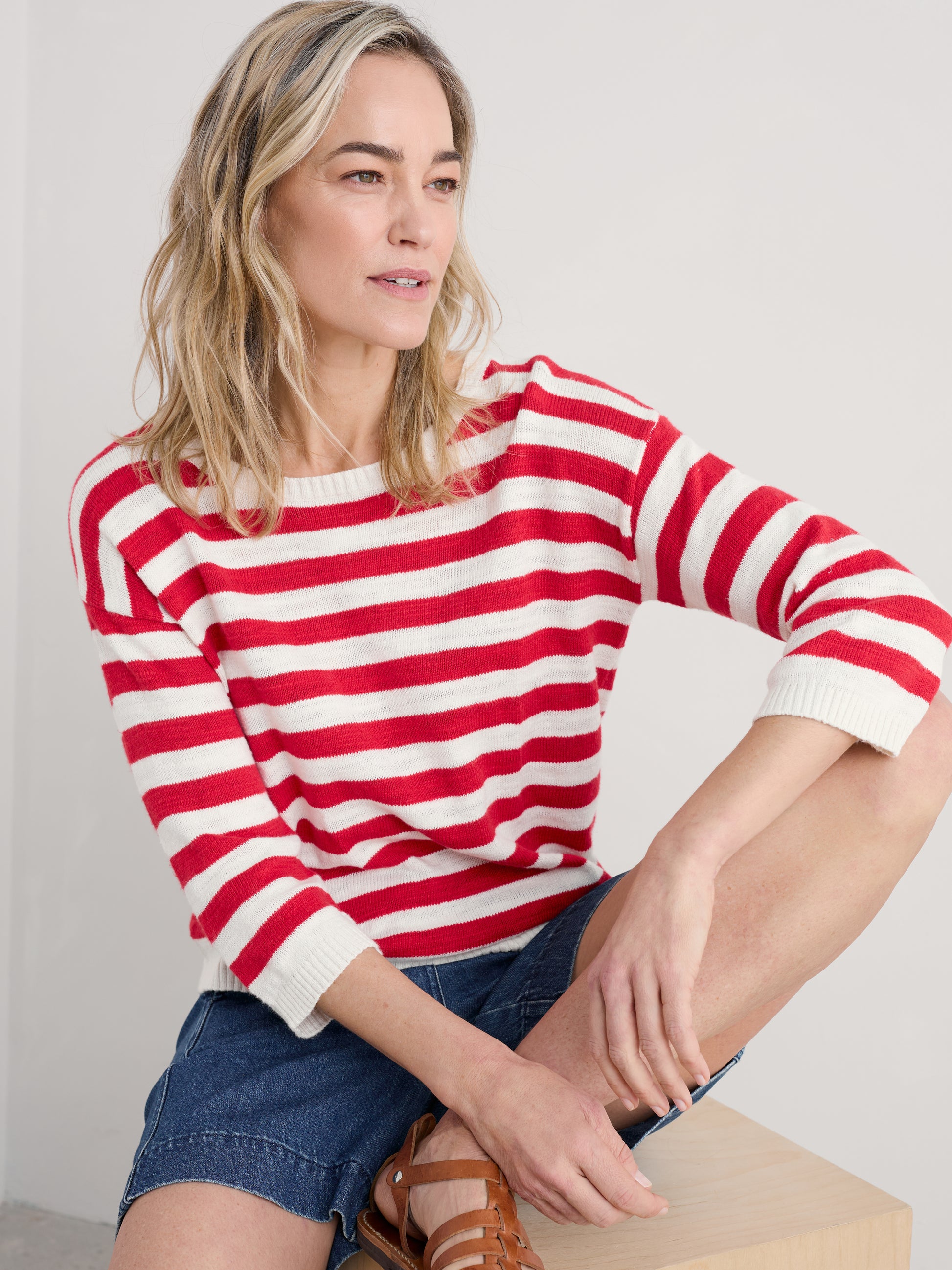 Seasalt Knavock Striped Jumper