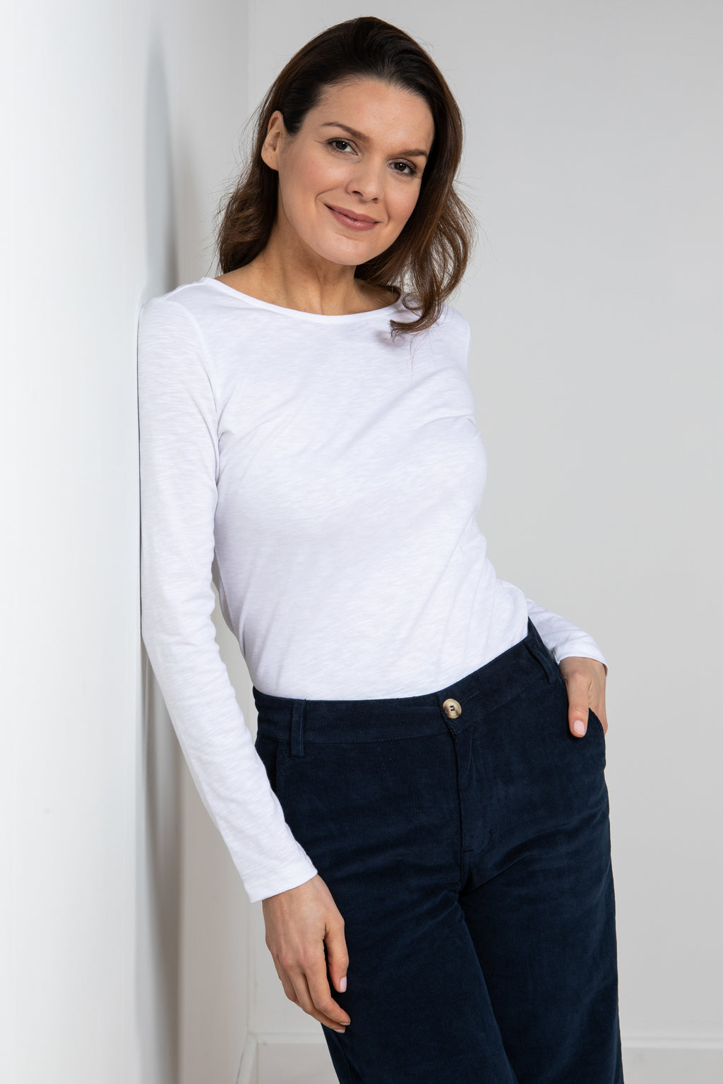 Lily and Me Monica Top Plain Slub