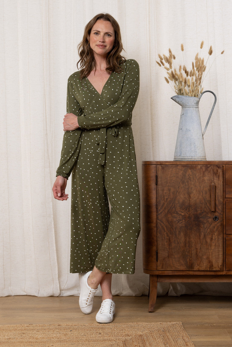 Riley Jumpsuit Paintbrush-Jumpsuits-White finn