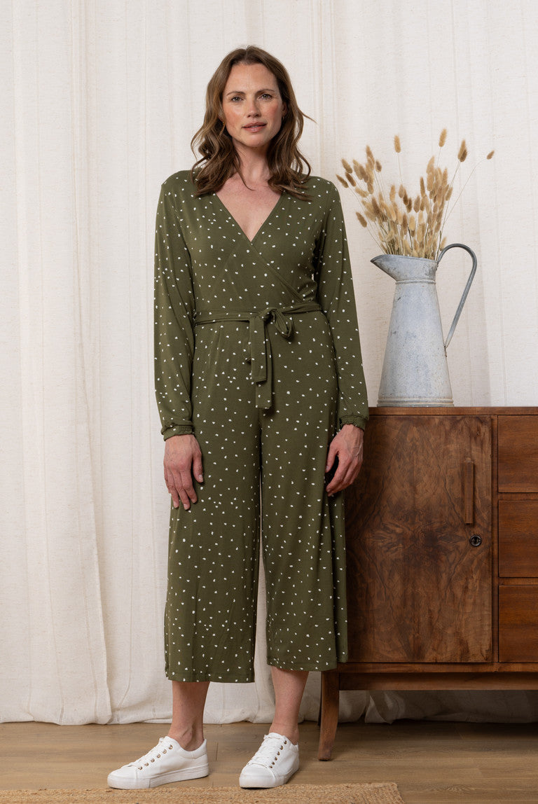 Riley Jumpsuit Paintbrush-Jumpsuits-White finn