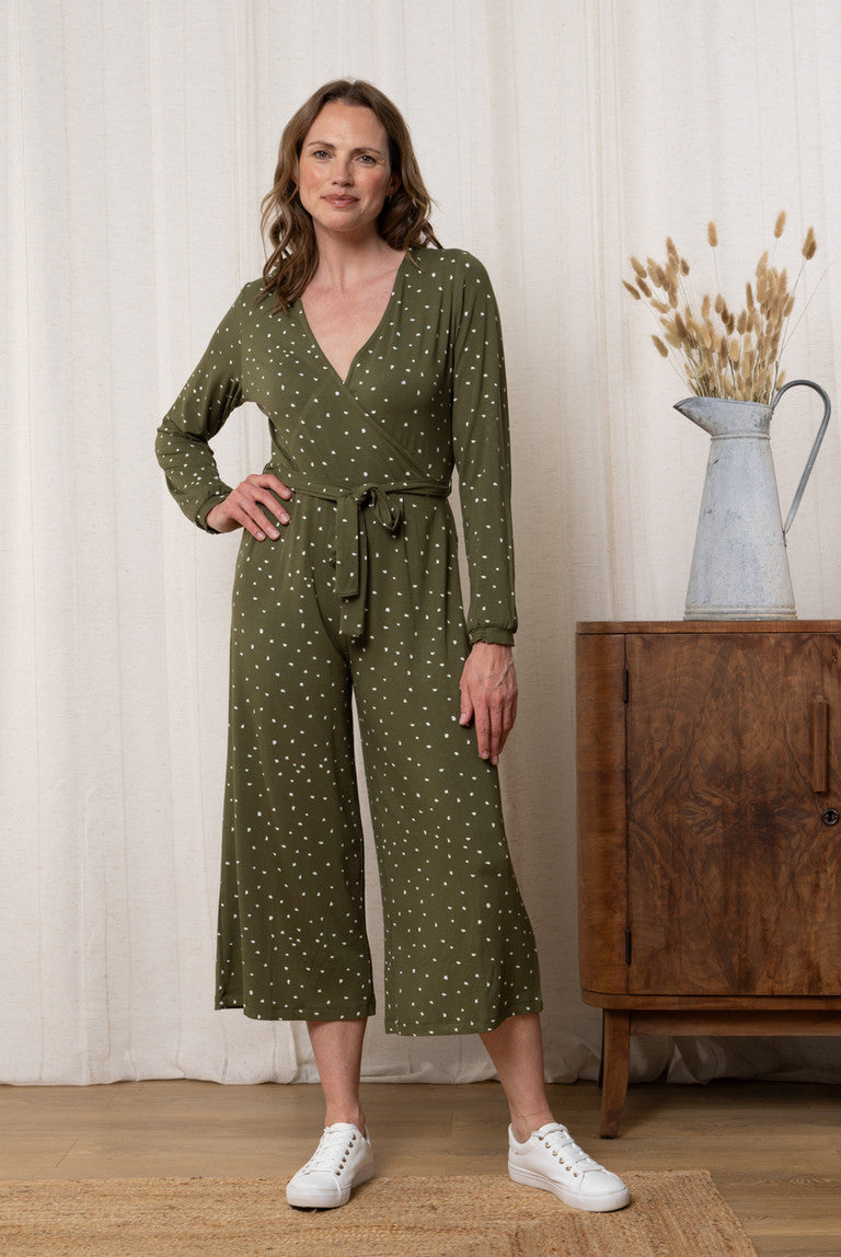 Riley Jumpsuit Paintbrush-Jumpsuits-White finn