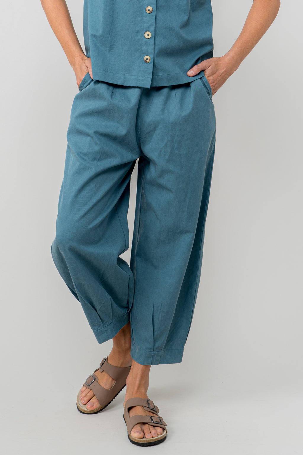 Lily and Me Sail Trouser Plain Cotton