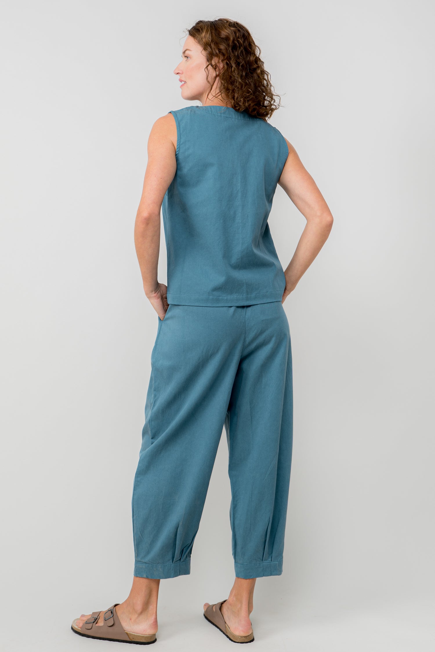 Lily and Me Sail Trouser Plain Cotton