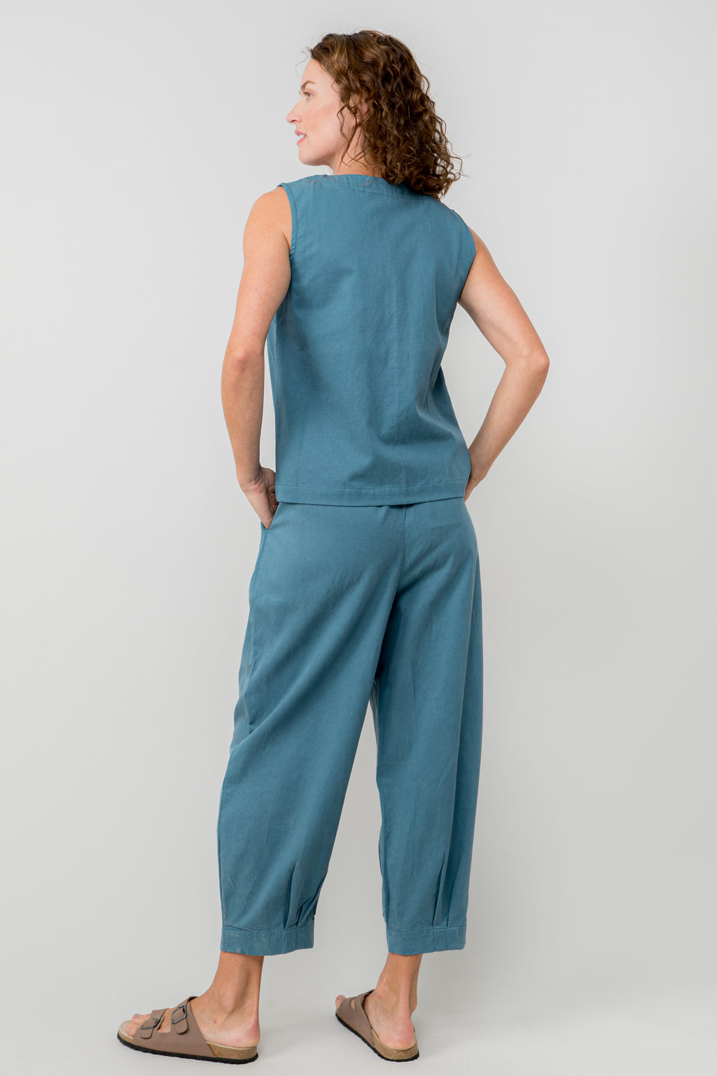 Lily and Me Sail Trouser Plain Cotton