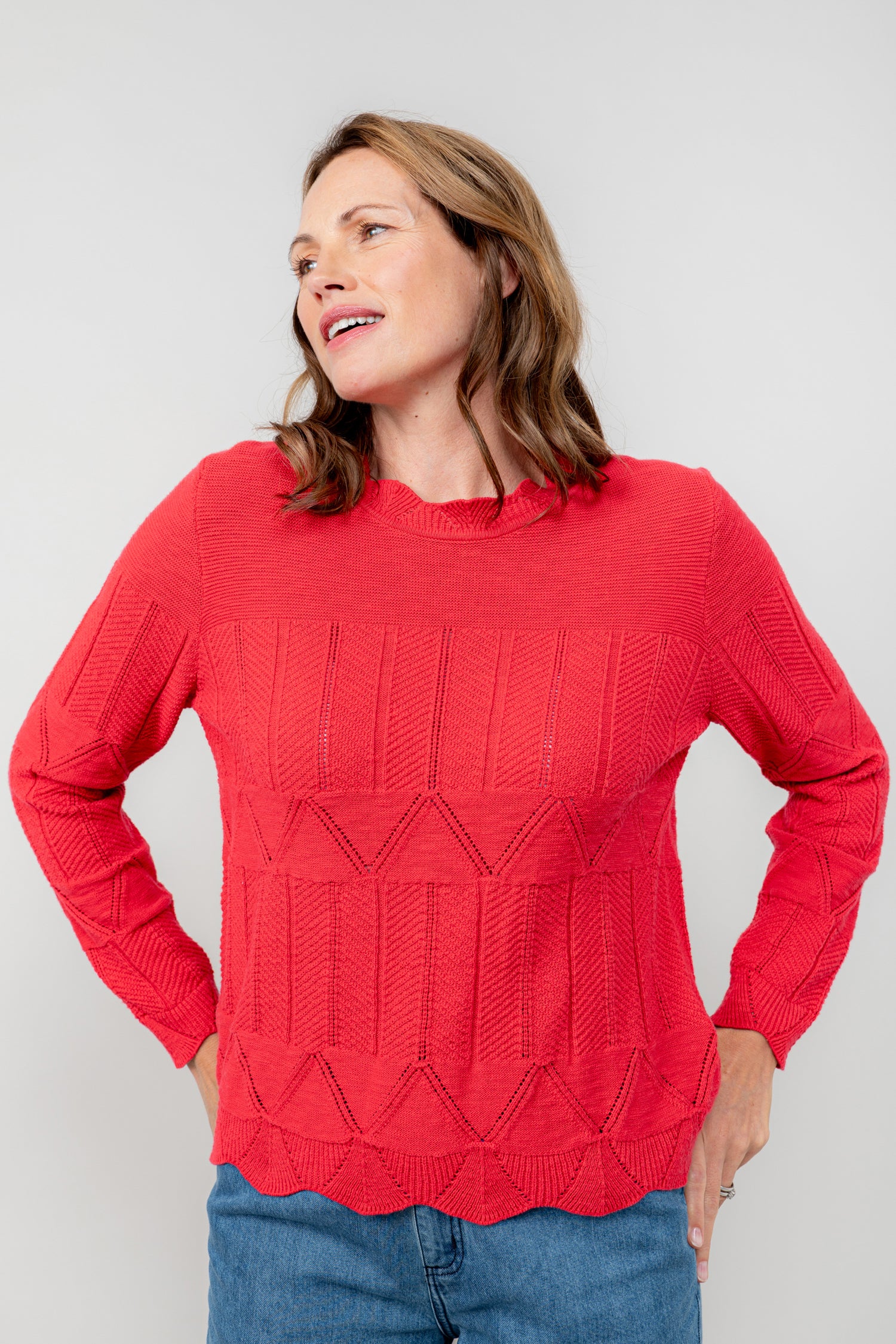 Lily and Me Rosie Jumper Plain-Jumper-White finn
