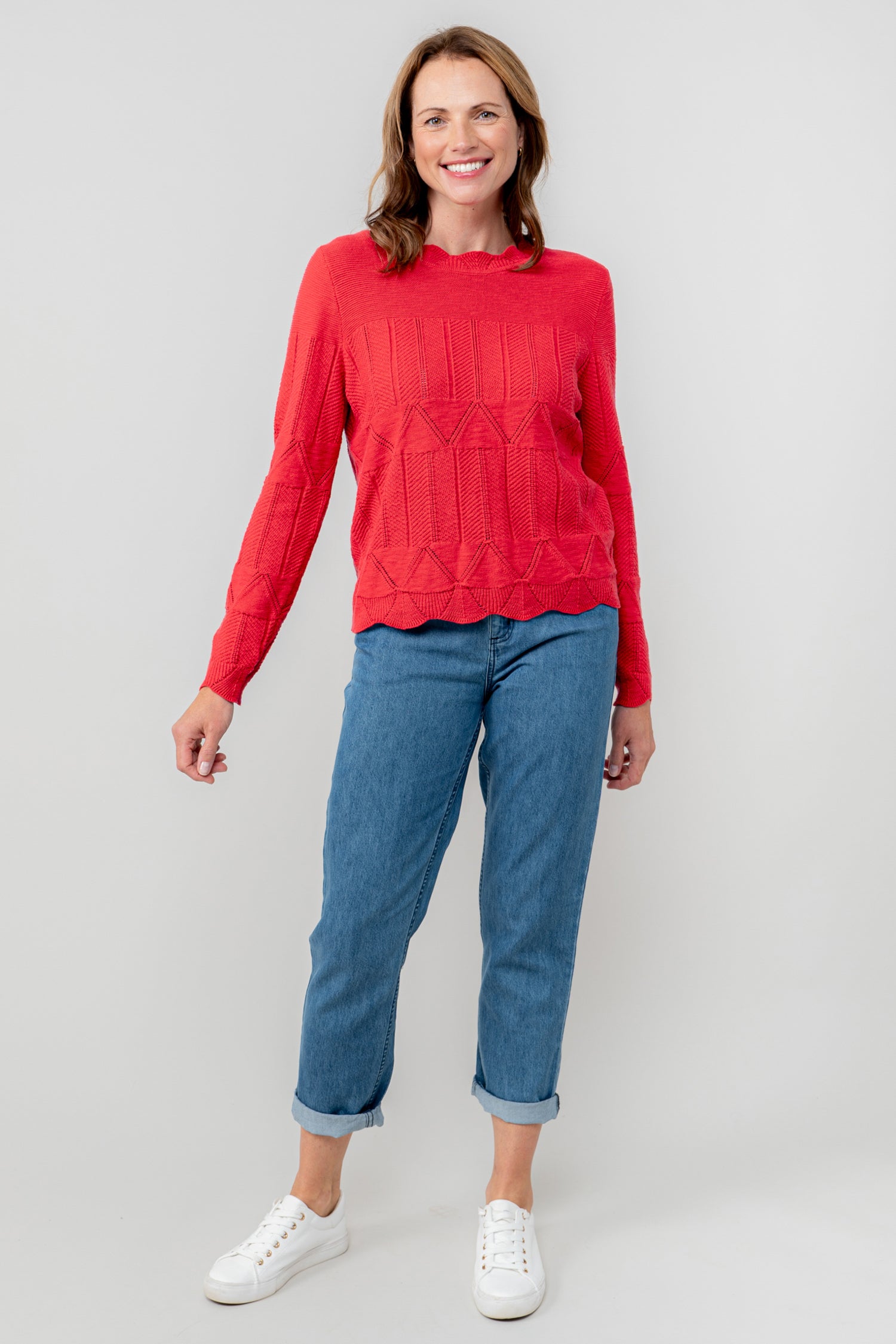 Lily and Me Rosie Jumper Plain-Jumper-White finn