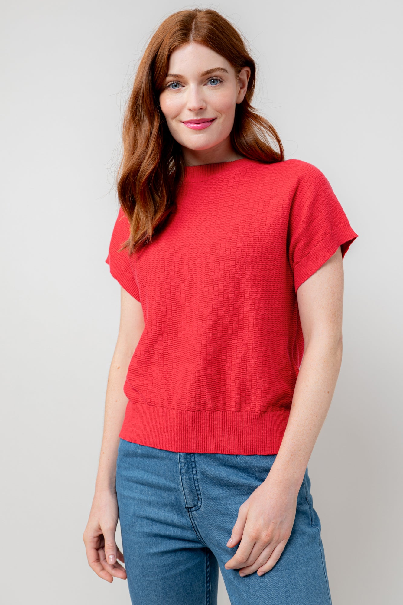 Lily and Me Lola Top Plain-Tops-White finn