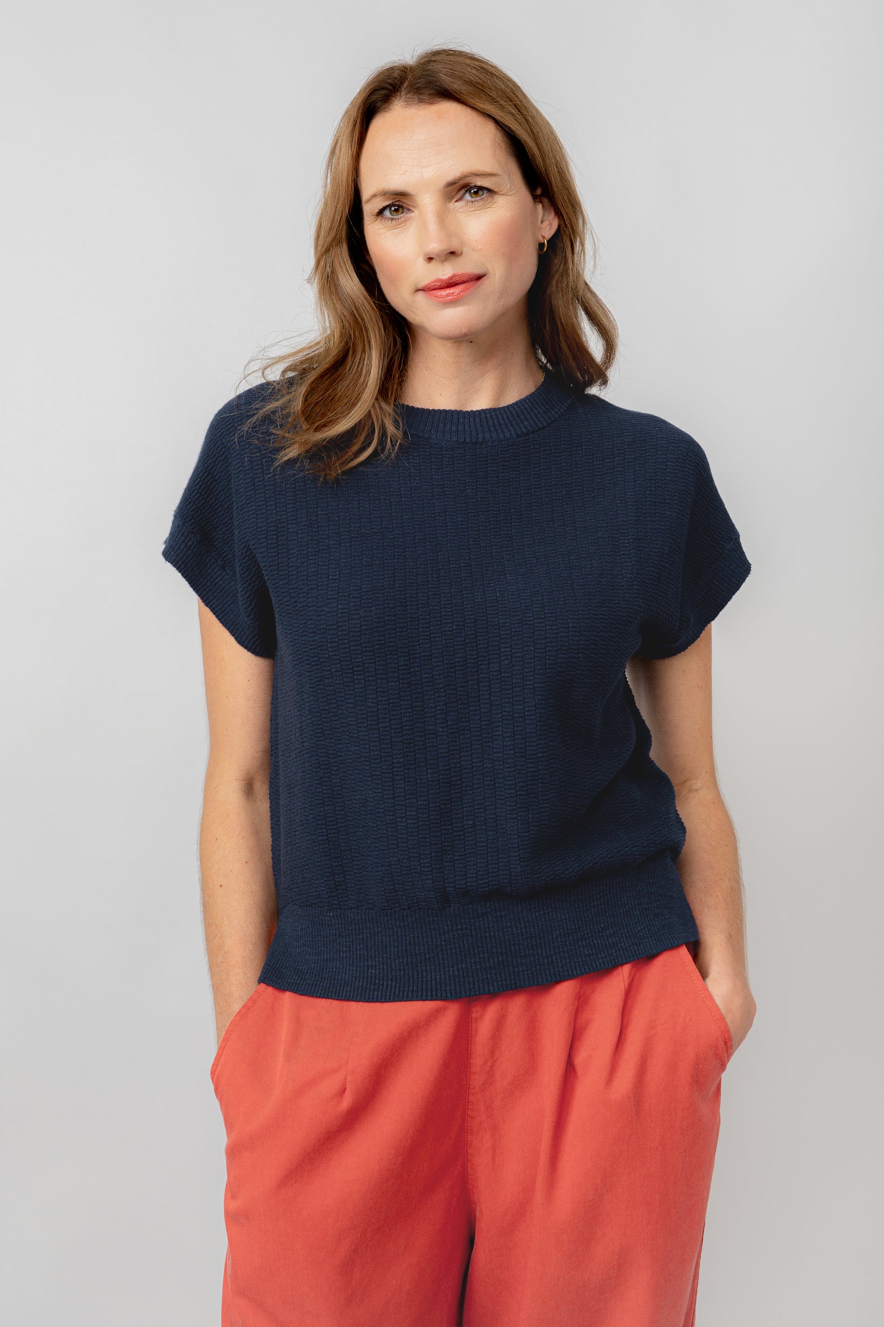 Lily and Me Lola Top Plain-Tops-White finn