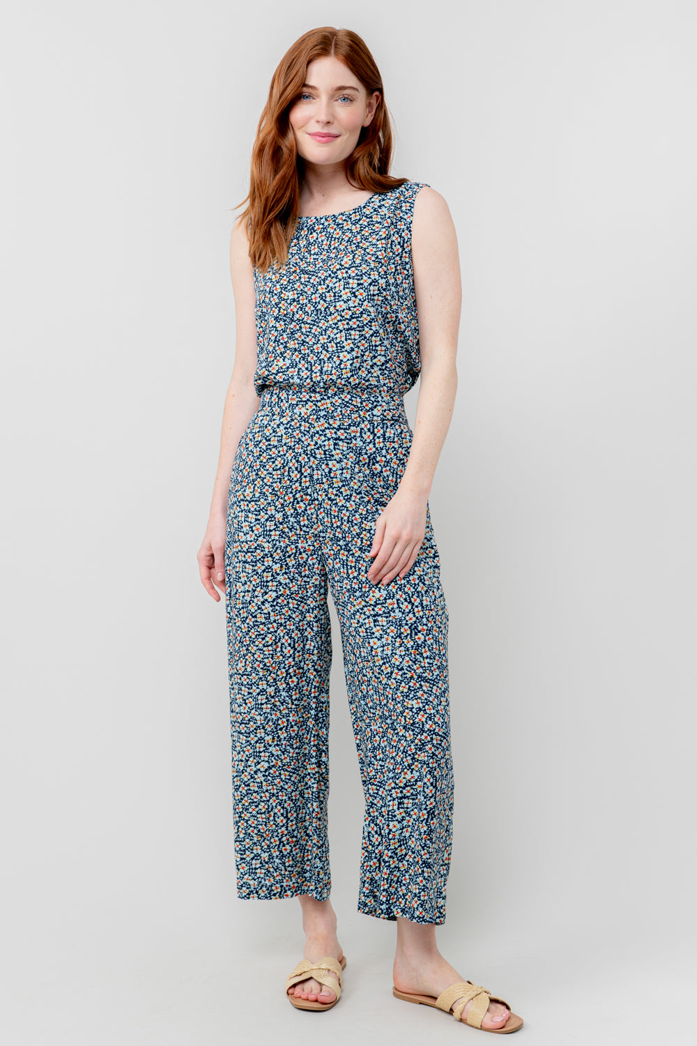 Lily and Me Greta Trouser Folk-Trousers-White finn