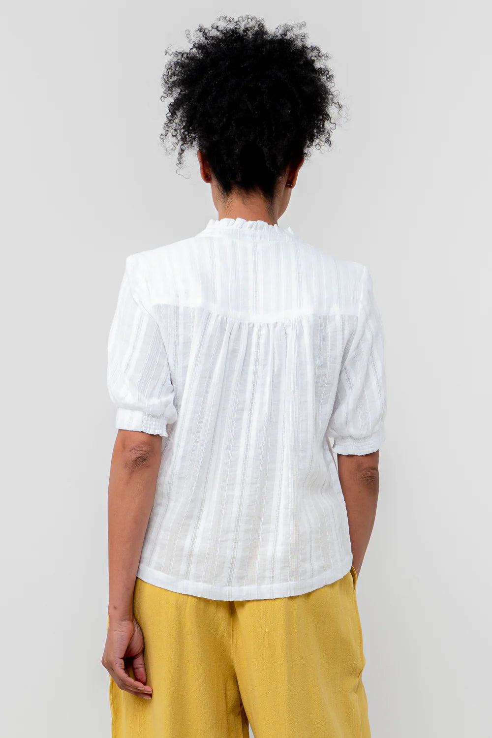 Lily and Me Ceris Blouse White Stripe