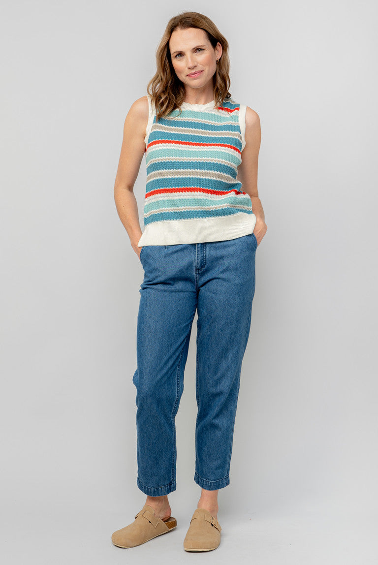 Lily and Me Eva Stripe Tank Stripe