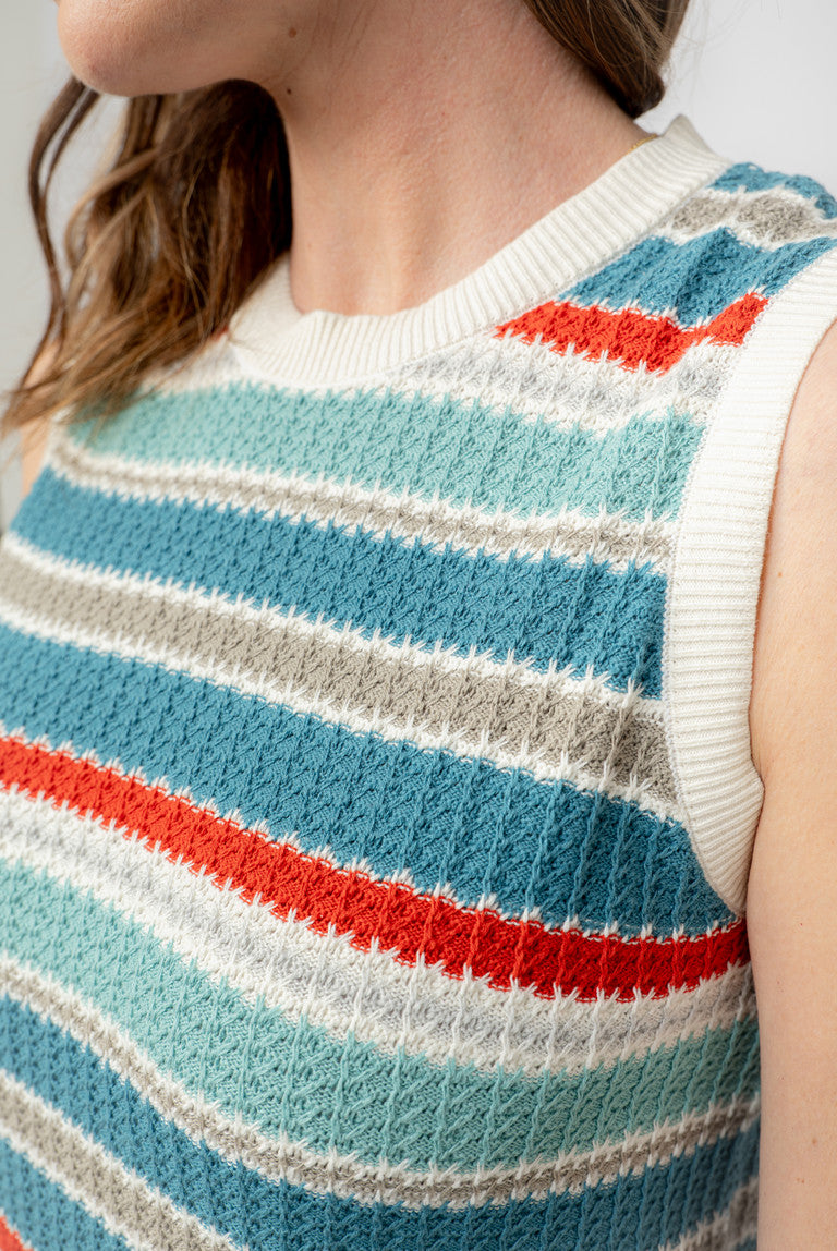 Lily and Me Eva Stripe Tank Stripe