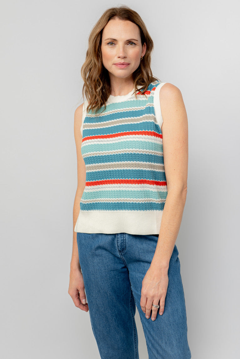 Lily and Me Eva Stripe Tank Stripe