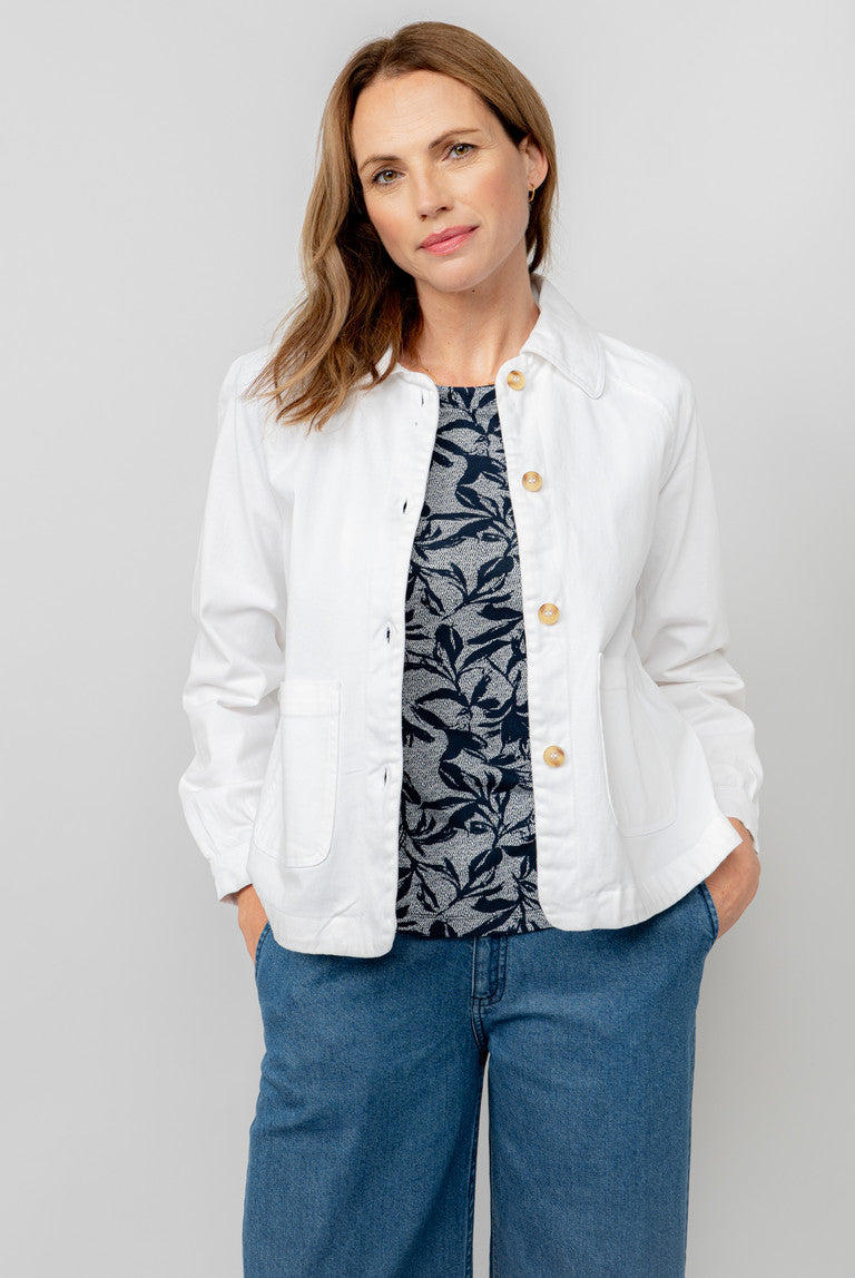 Lily and Me Kynance Jacket-Jacket-White finn