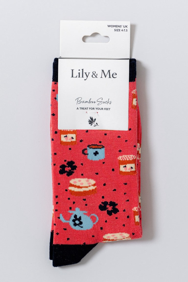Lily and Me Keyring and Sock Gift Box Set