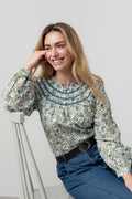 Lily and Me Luna Blouse Violet-Tops-White finn