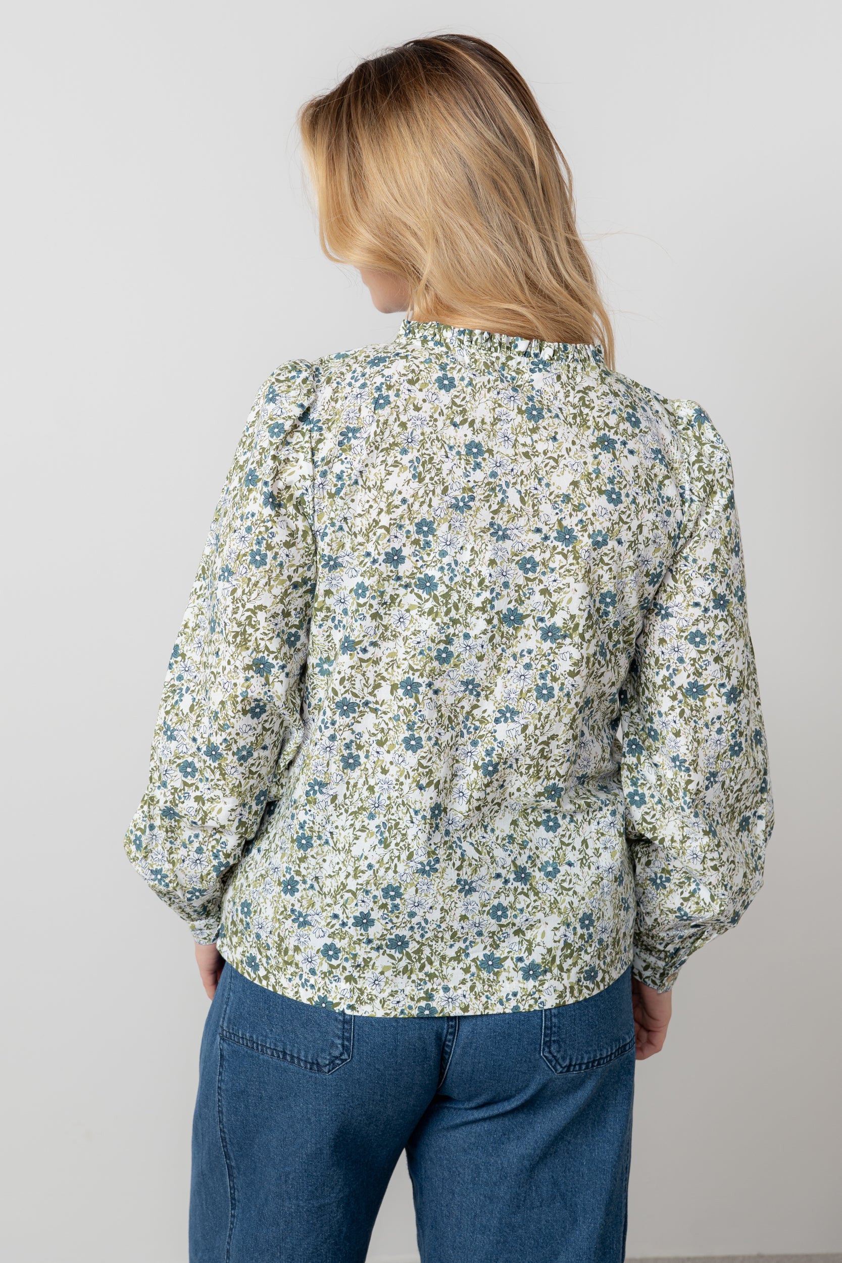 Lily and Me Luna Blouse Violet-Tops-White finn