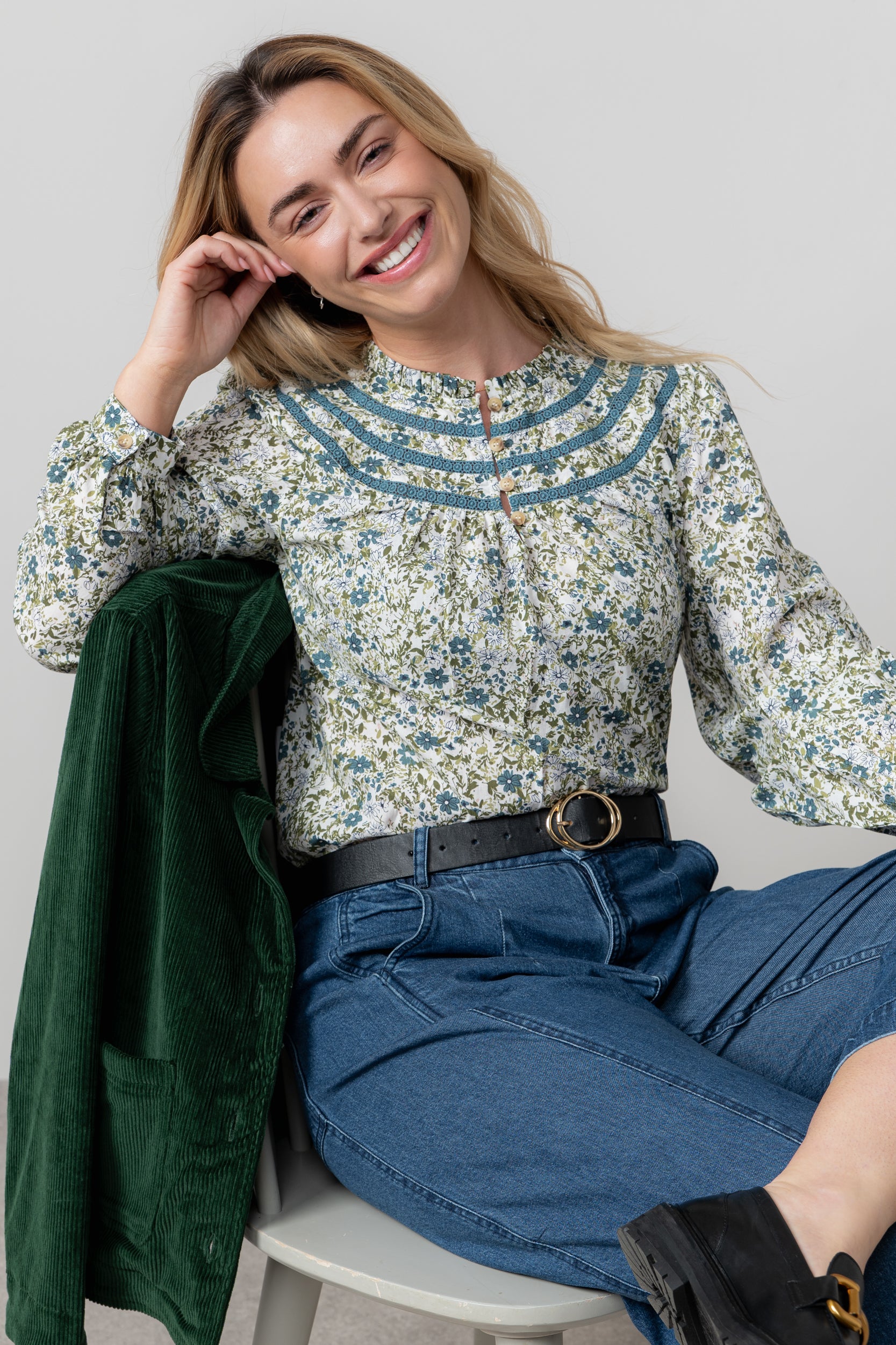 Lily and Me Luna Blouse Violet