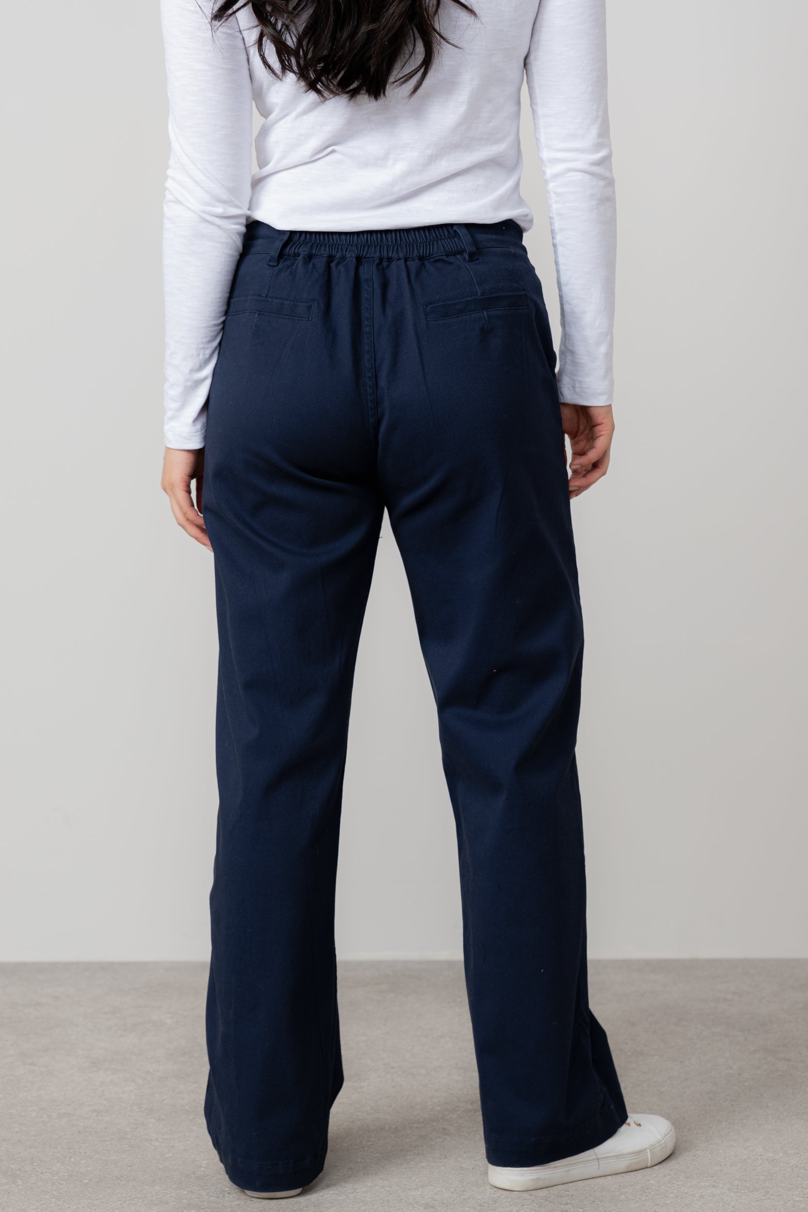 Lily and Me Dockside Trousers 29 Plain-Trouser-White finn