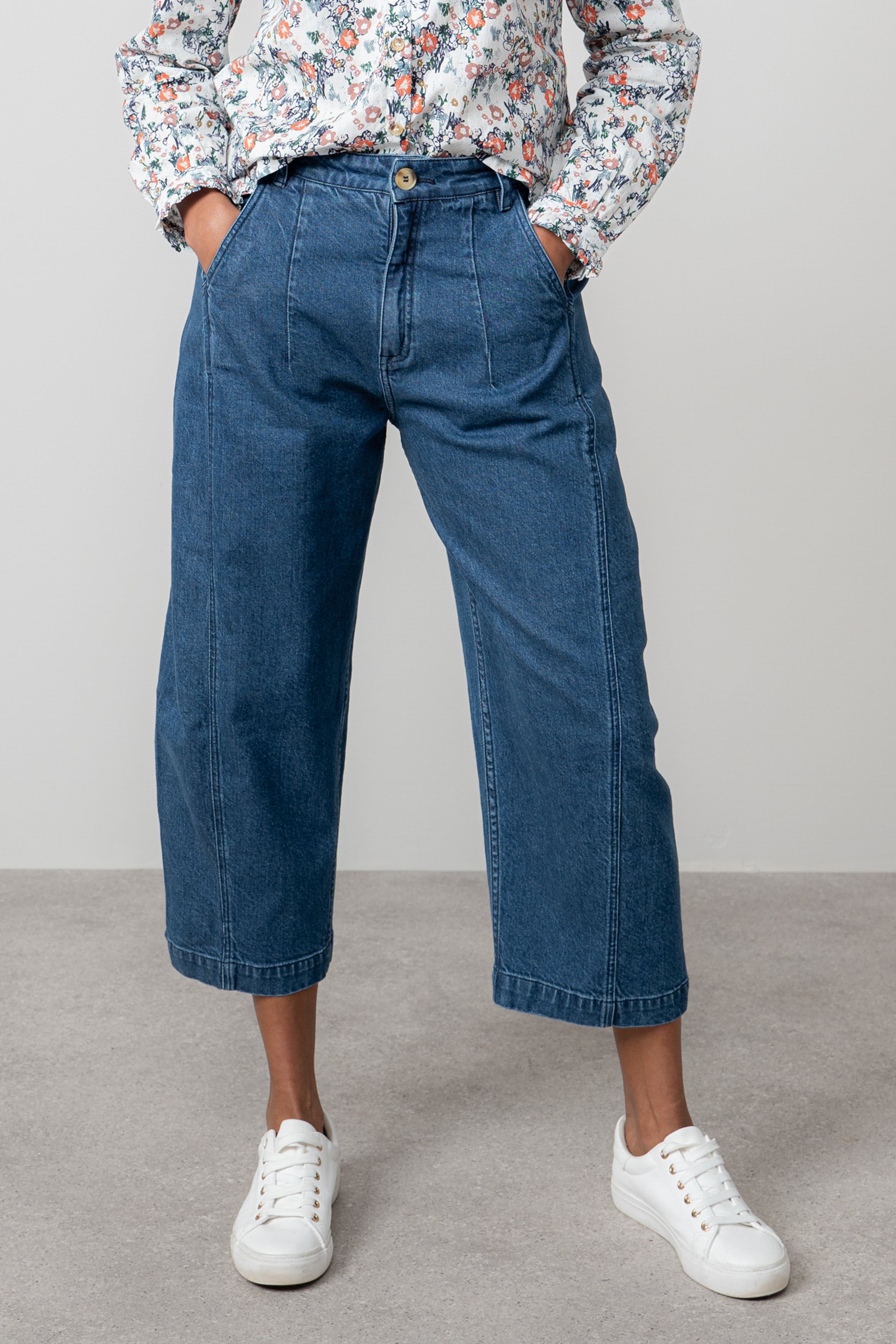 Lily and Me Charlie Trousers Plain-Trouser-White finn