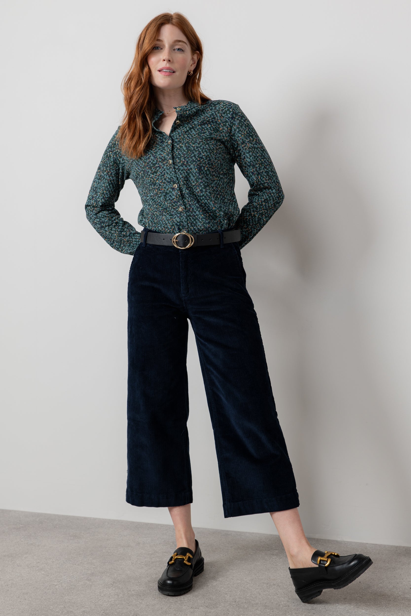 Lily and Me Isla Crop Trousers Plain