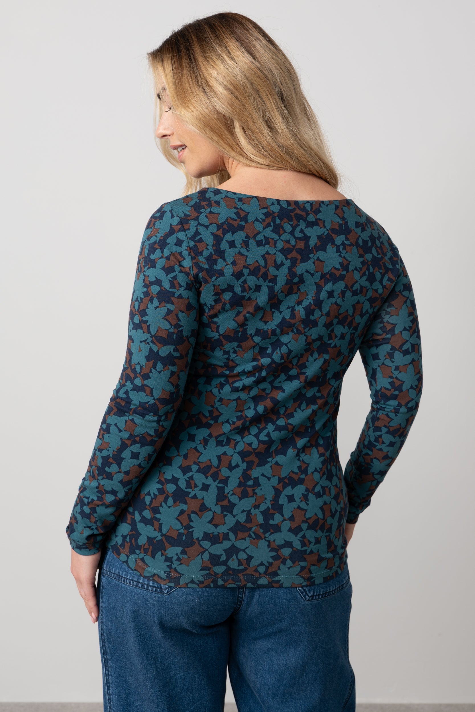 Lily and Me Monica Top Geo Bloom