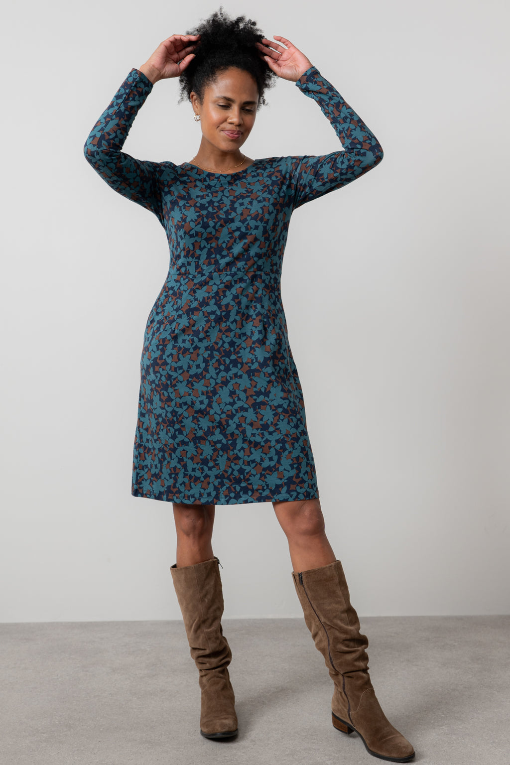 Lily and Me Halmore Dress Geo Bloom