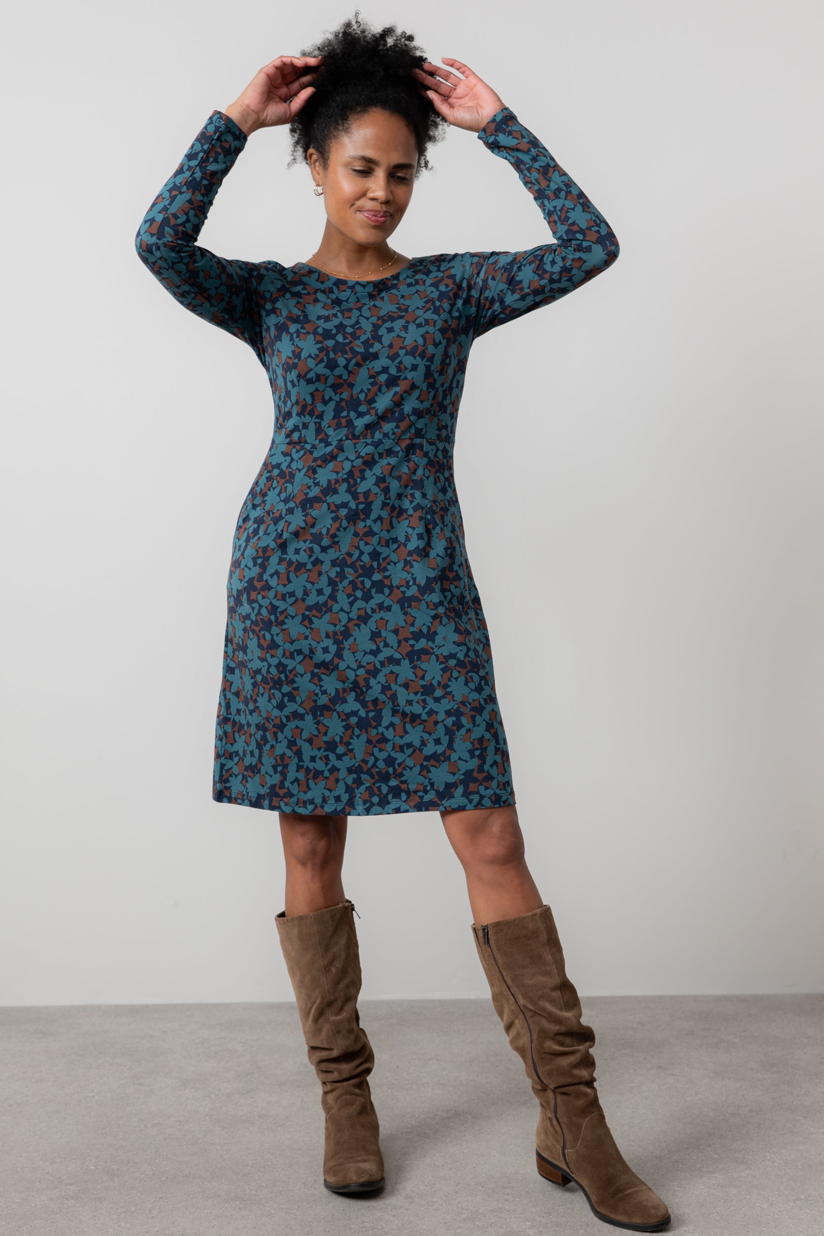 Lily and Me Halmore Dress Geo Bloom
