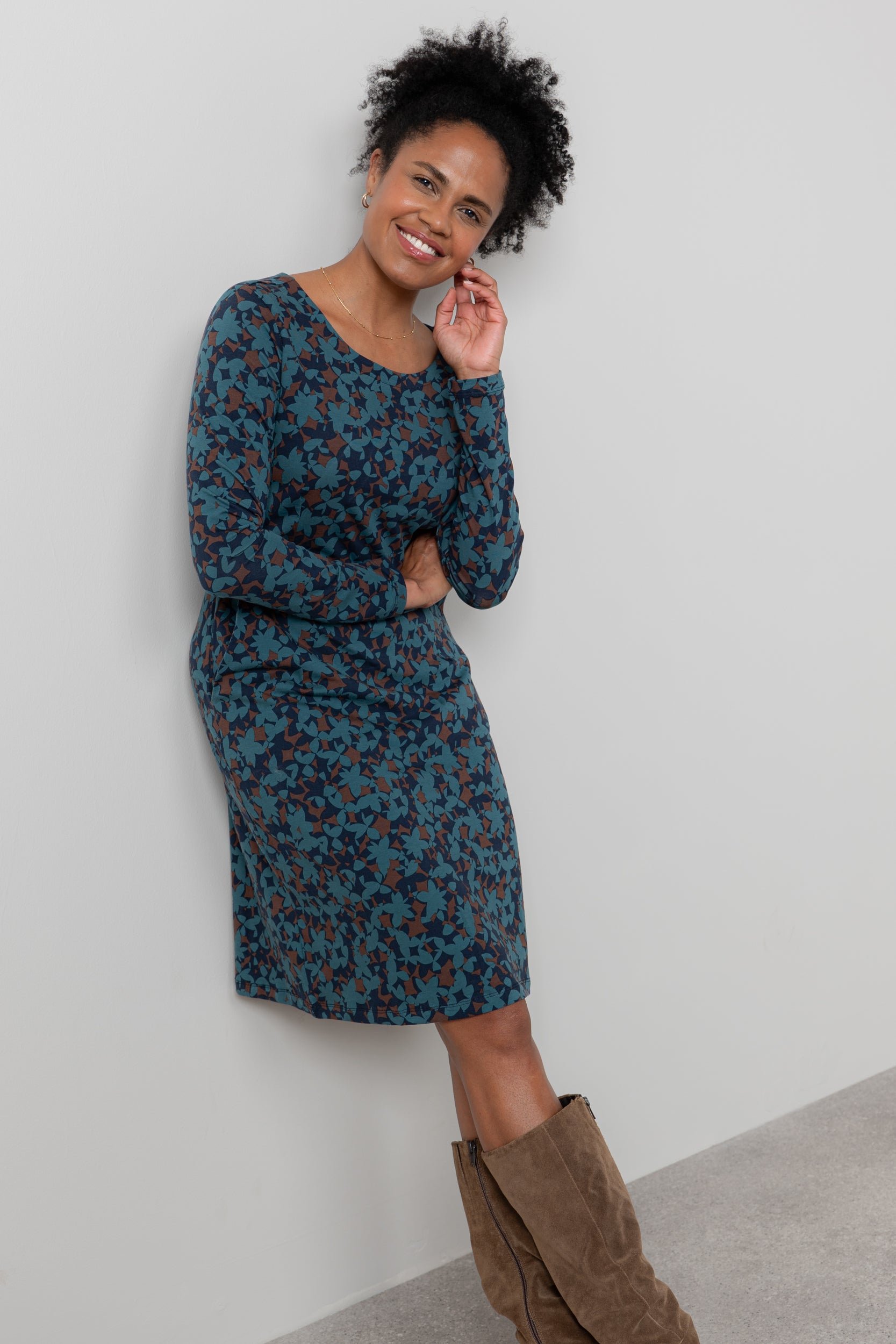Lily and Me Halmore Dress Geo Bloom