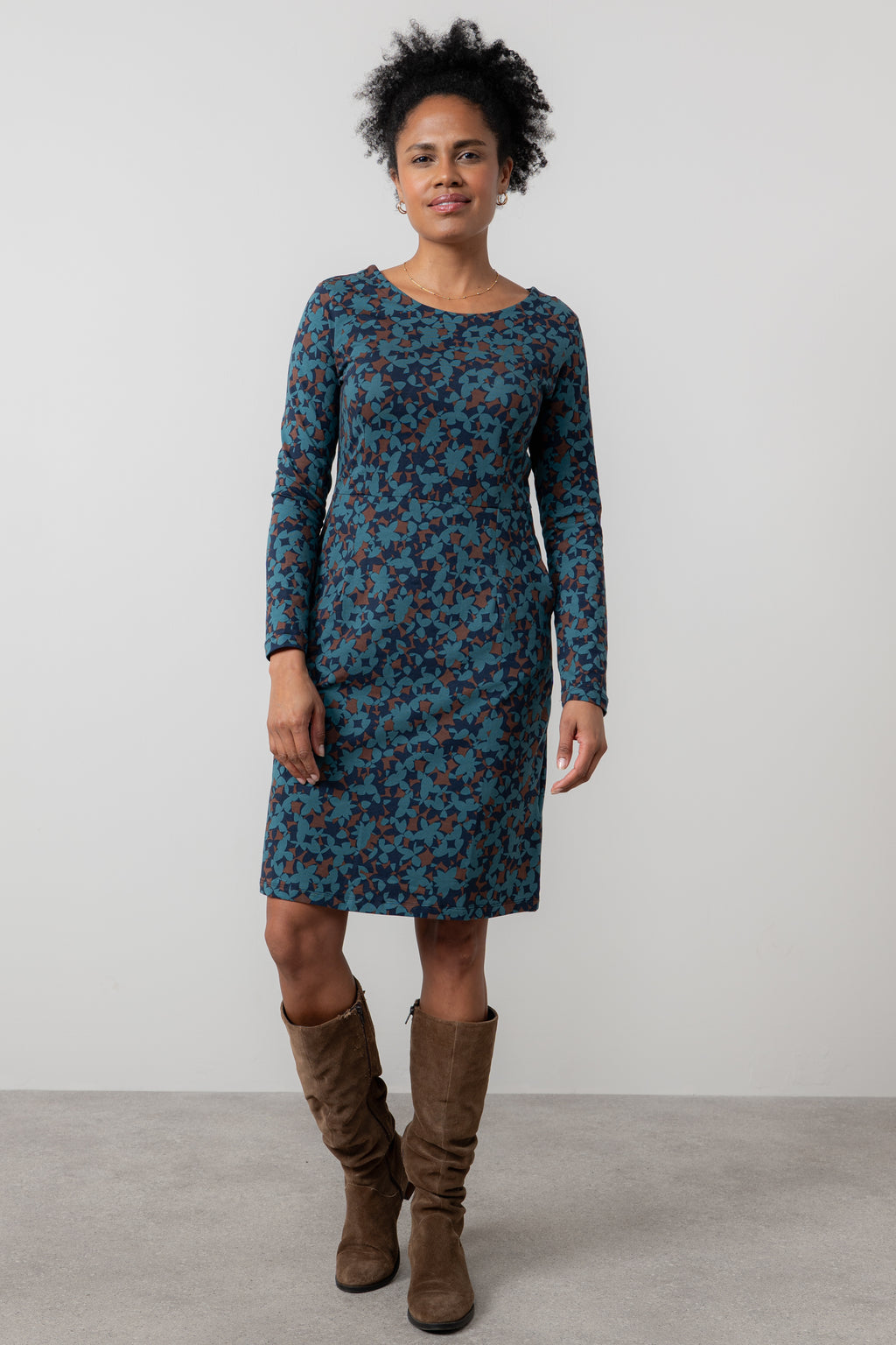 Lily and Me Halmore Dress Geo Bloom