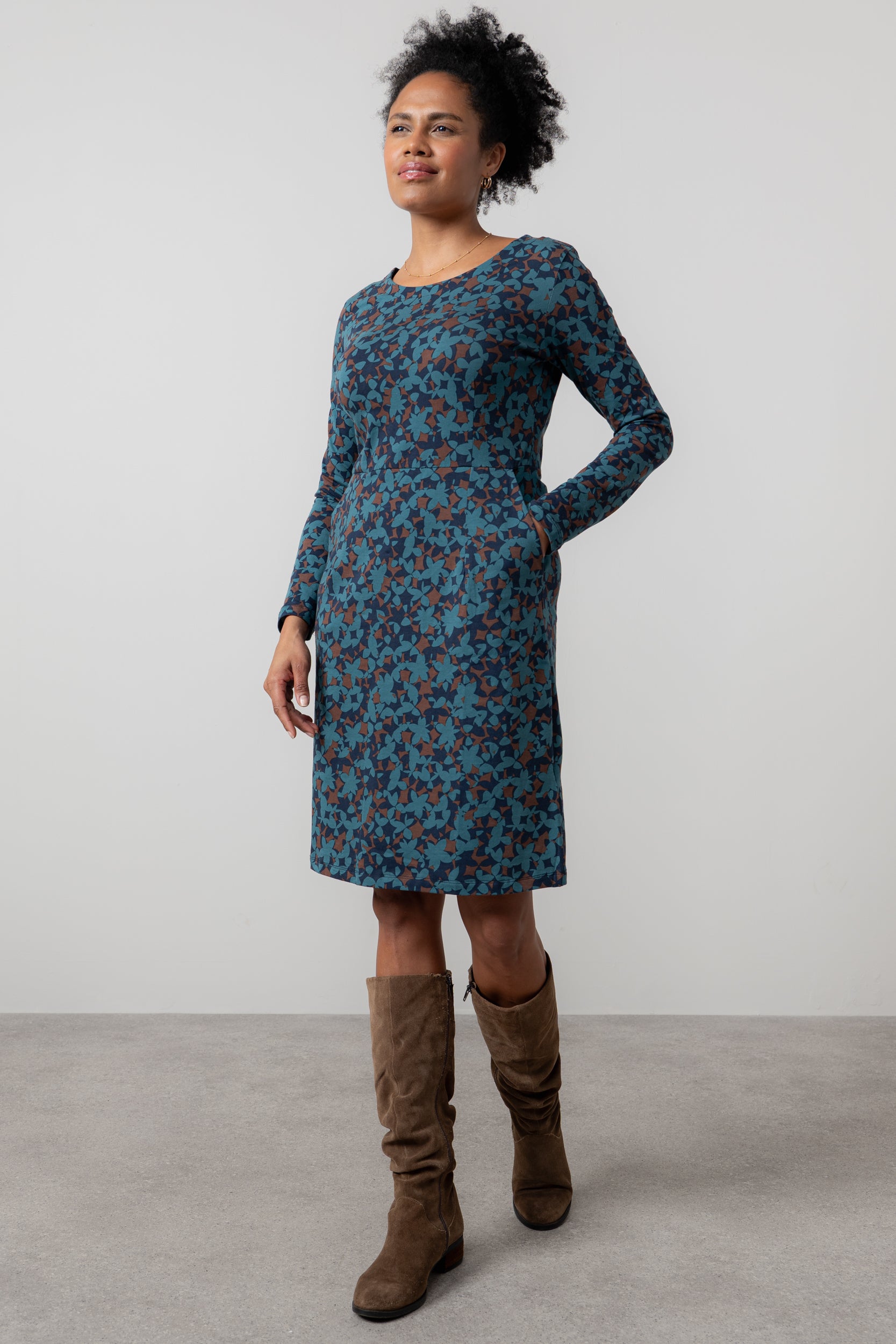 Lily and Me Halmore Dress Geo Bloom