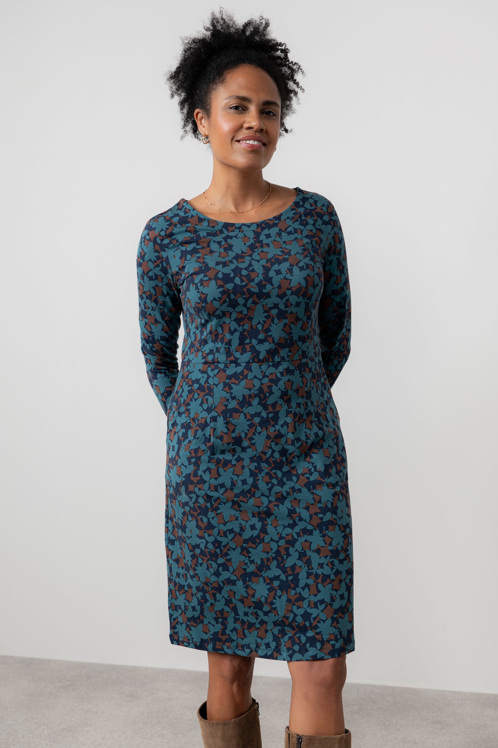 Lily and Me Halmore Dress Geo Bloom