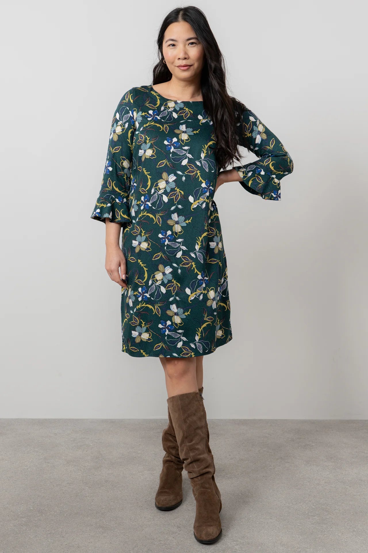 Lily and Me Lotty Dress-Lily and Me-White finn