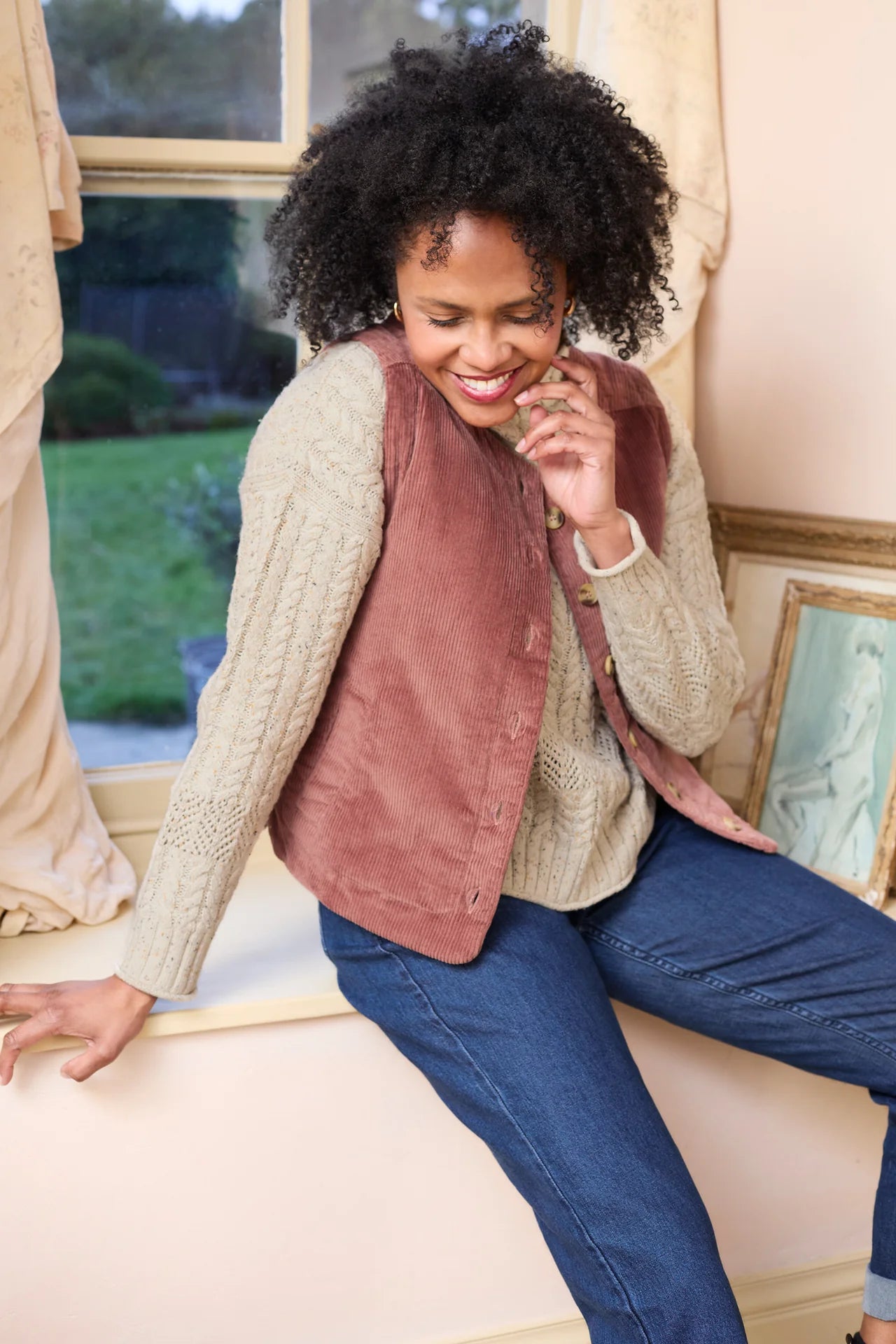 Lily and Me Dusk Gilet Plain-Lily and Me-White finn