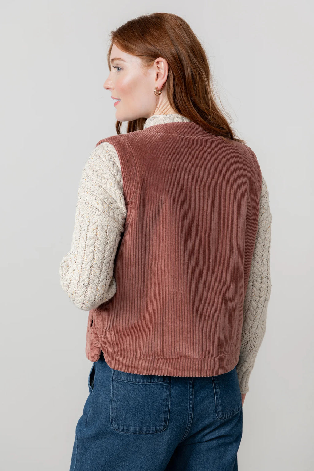 Lily and Me Dusk Gilet Plain-Lily and Me-White finn