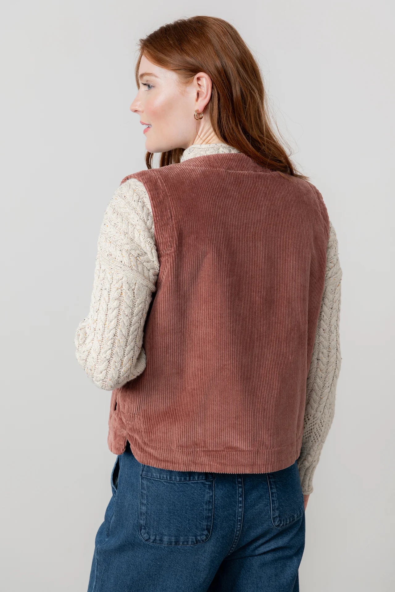 Lily and Me Dusk Gilet Plain-Lily and Me-White finn