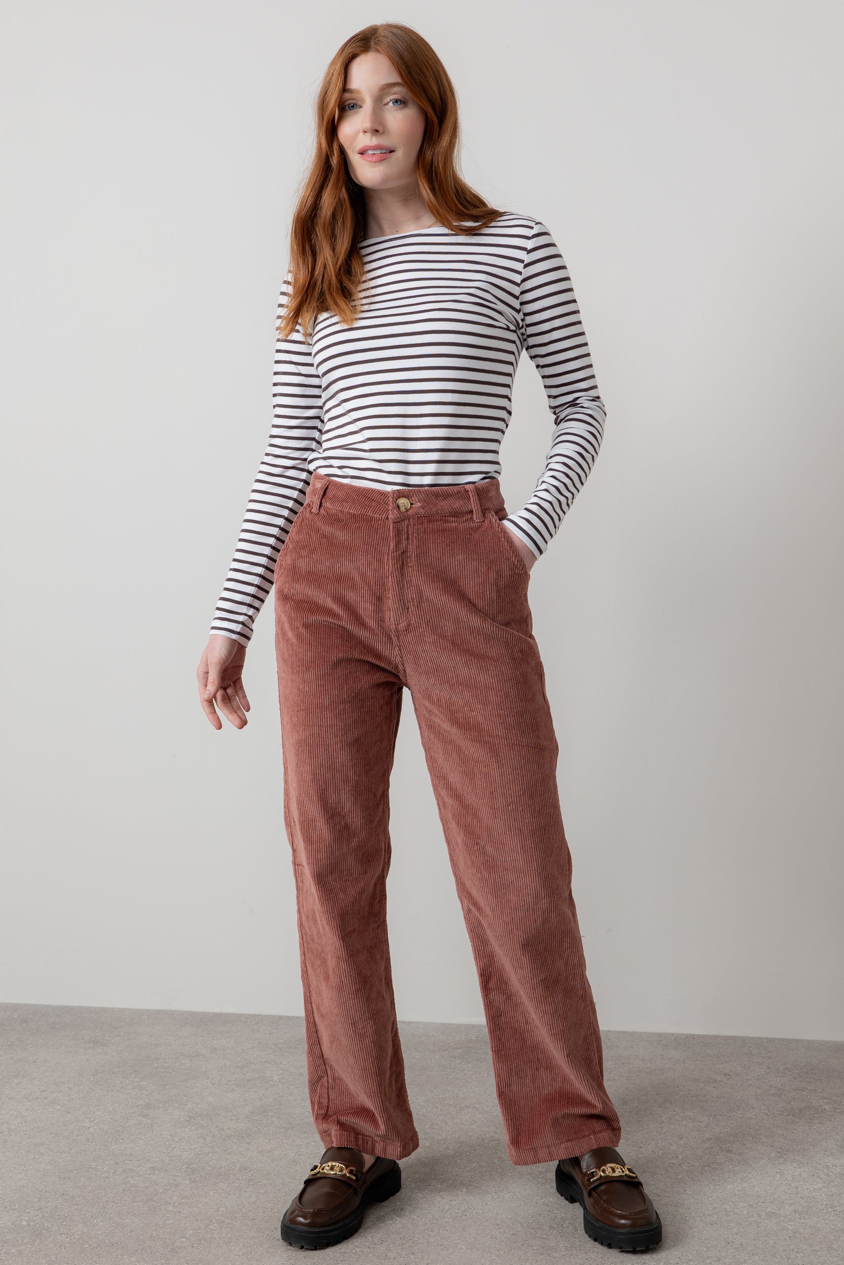 Lily and Me Strachan Trousers Regular-Trouser-White finn