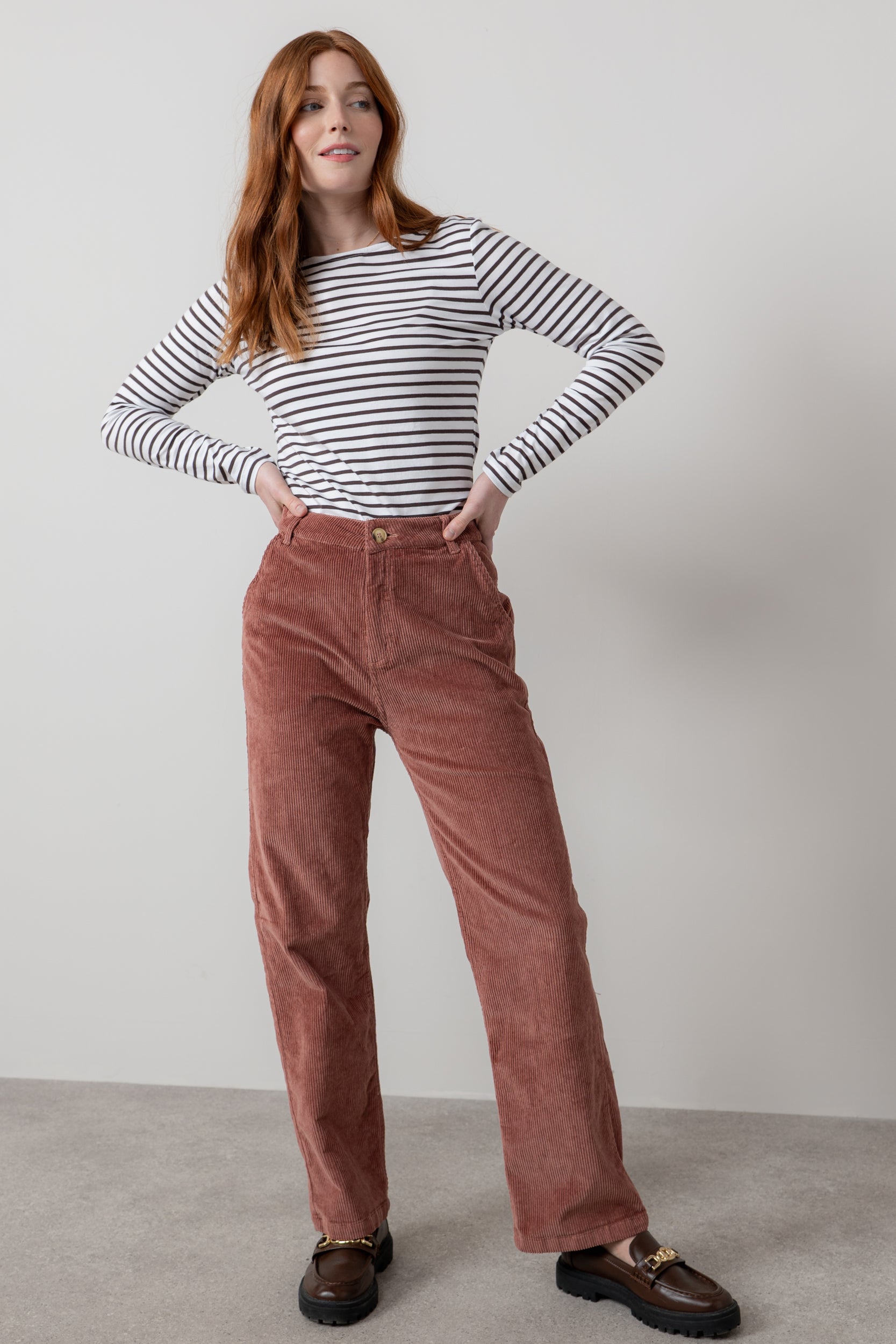 Lily and Me Strachan Trousers Regular-Trouser-White finn
