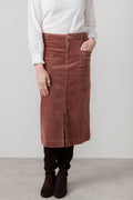 Lily and Me Penrose Skirt Plain-Skirts-White finn