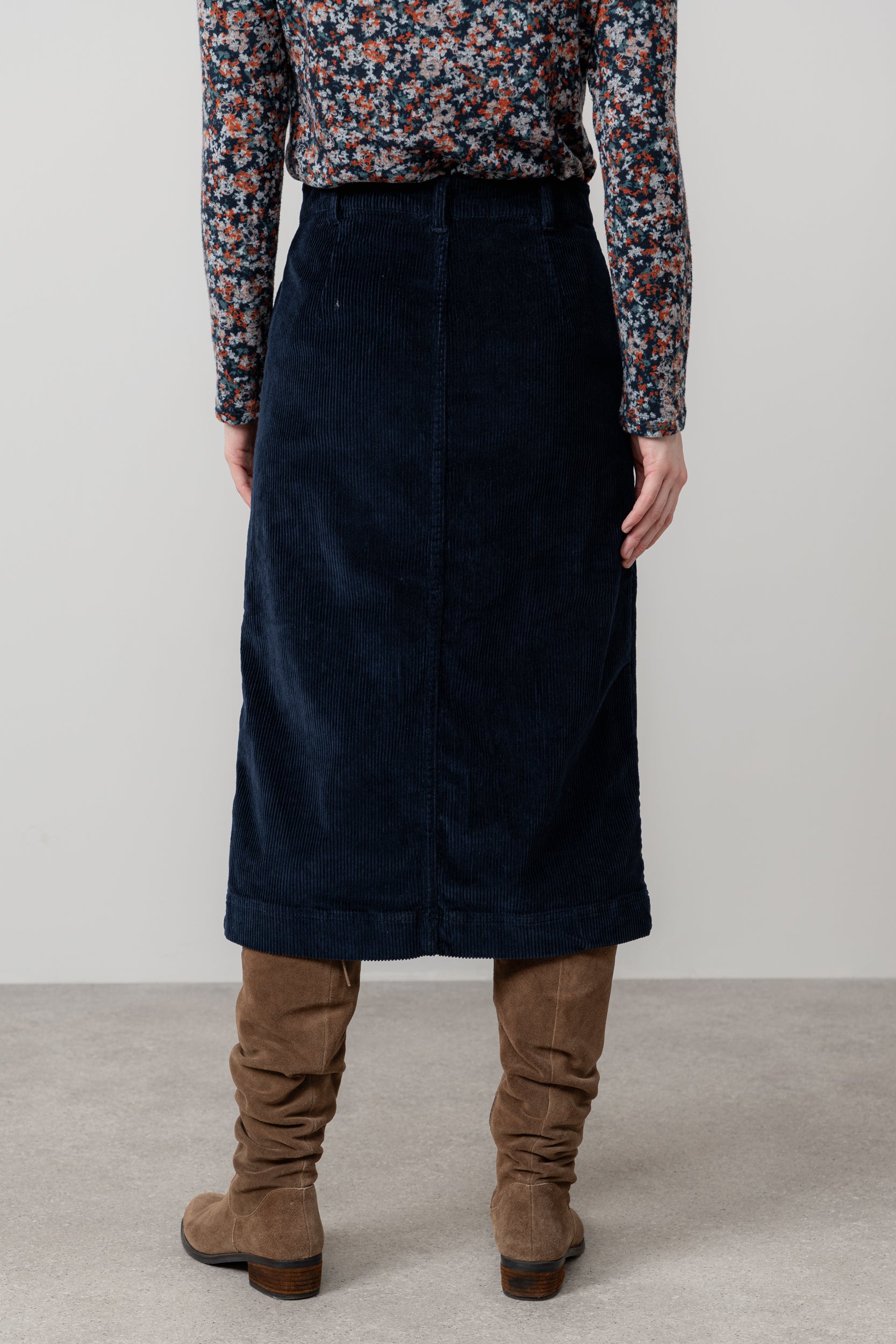 Lily and Me Penrose Skirt Plain-Skirts-White finn