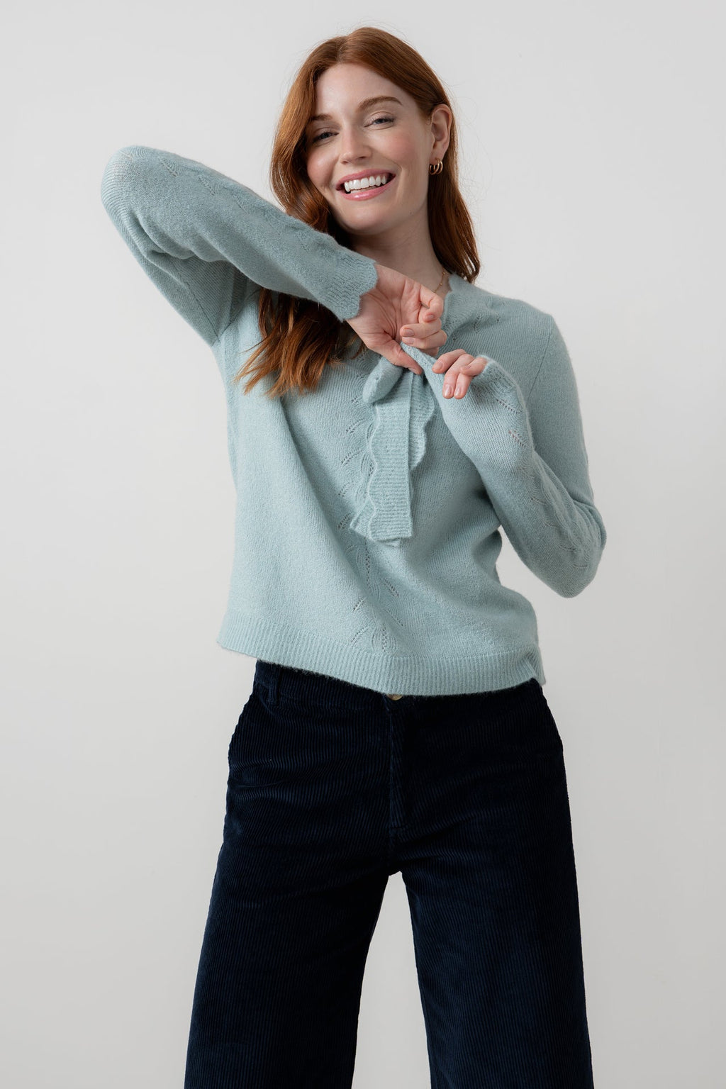 Lily and Me Elise Jumper Plain-White finn