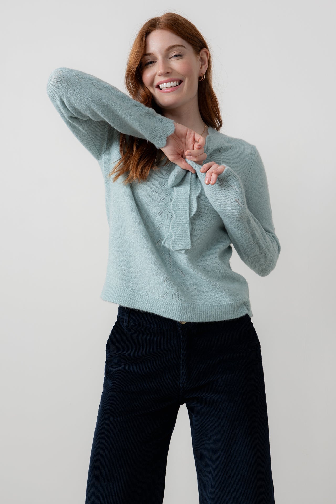 Lily and Me Elise Jumper Plain-White finn